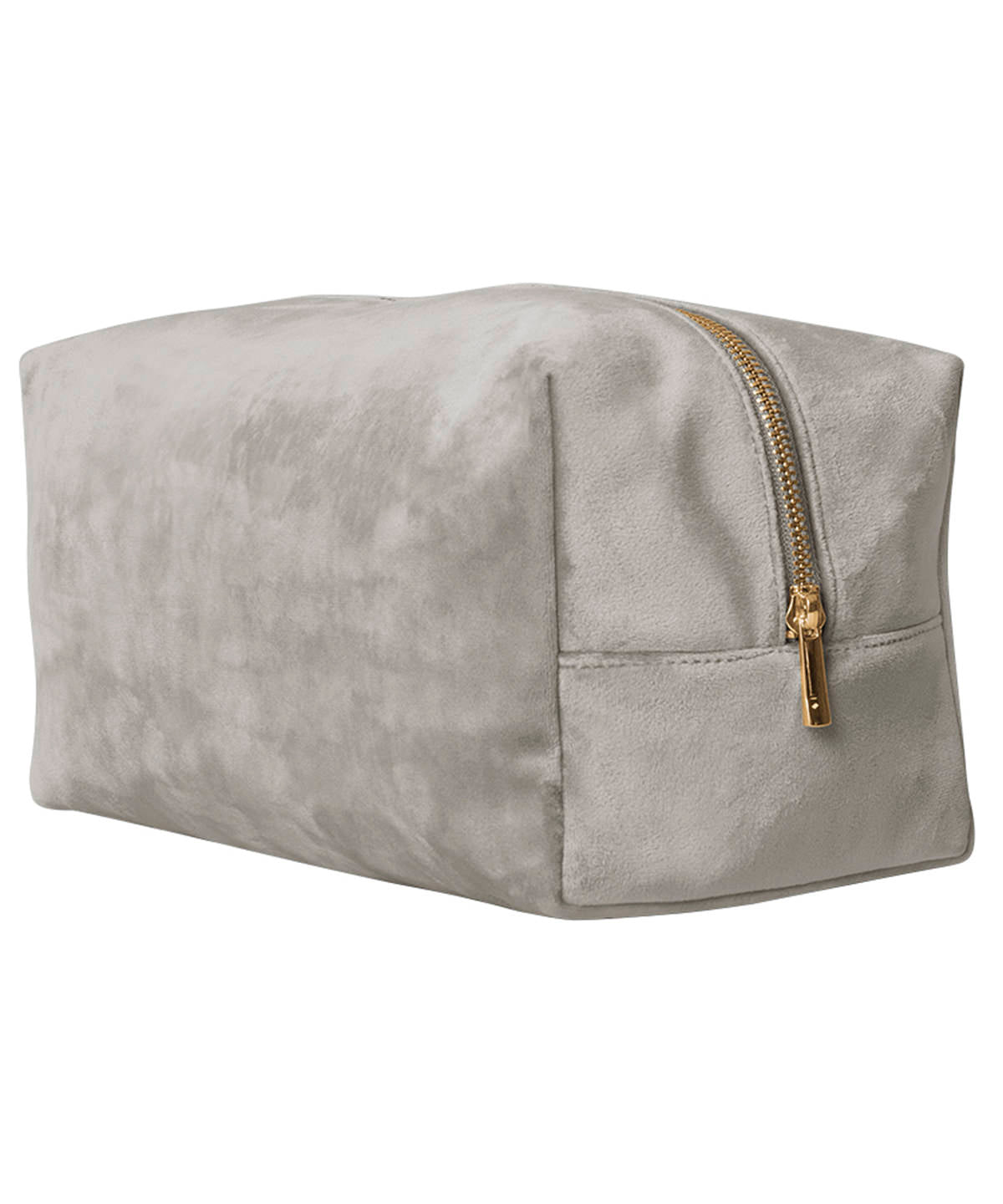Bagbase Velvet toiletry/accessory case in Moonstone, front view