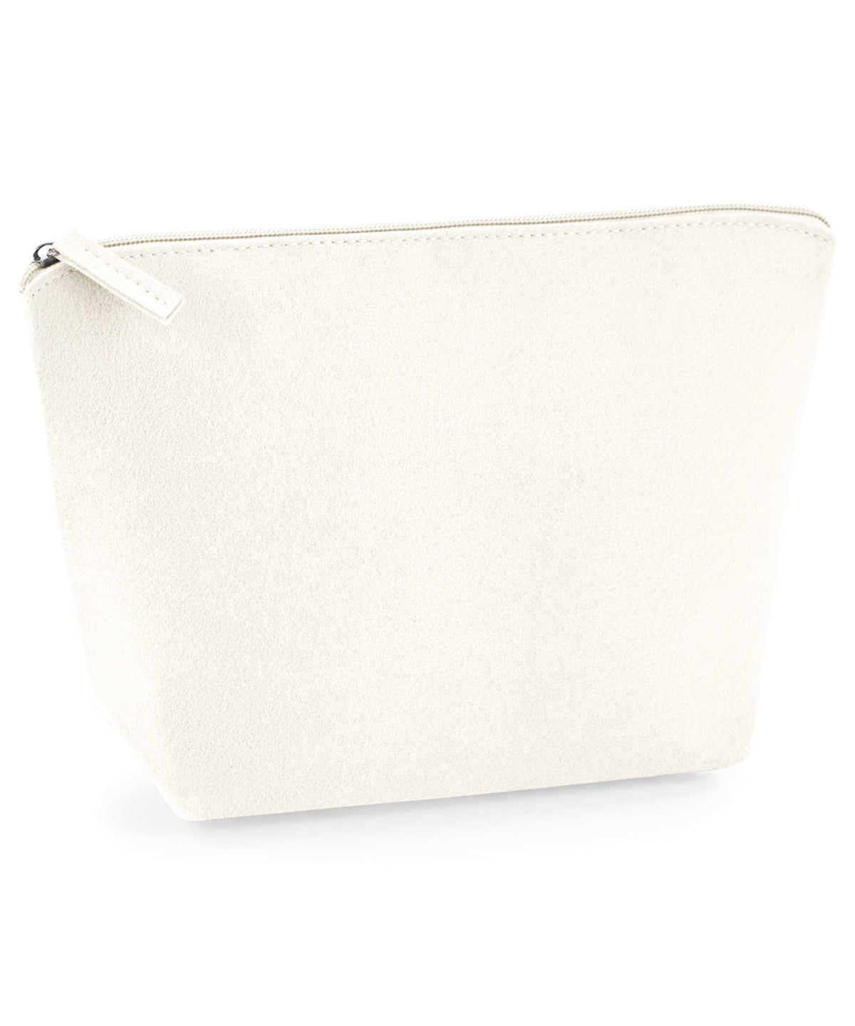 Bagbase Felt accessory bag in Soft White, front view
