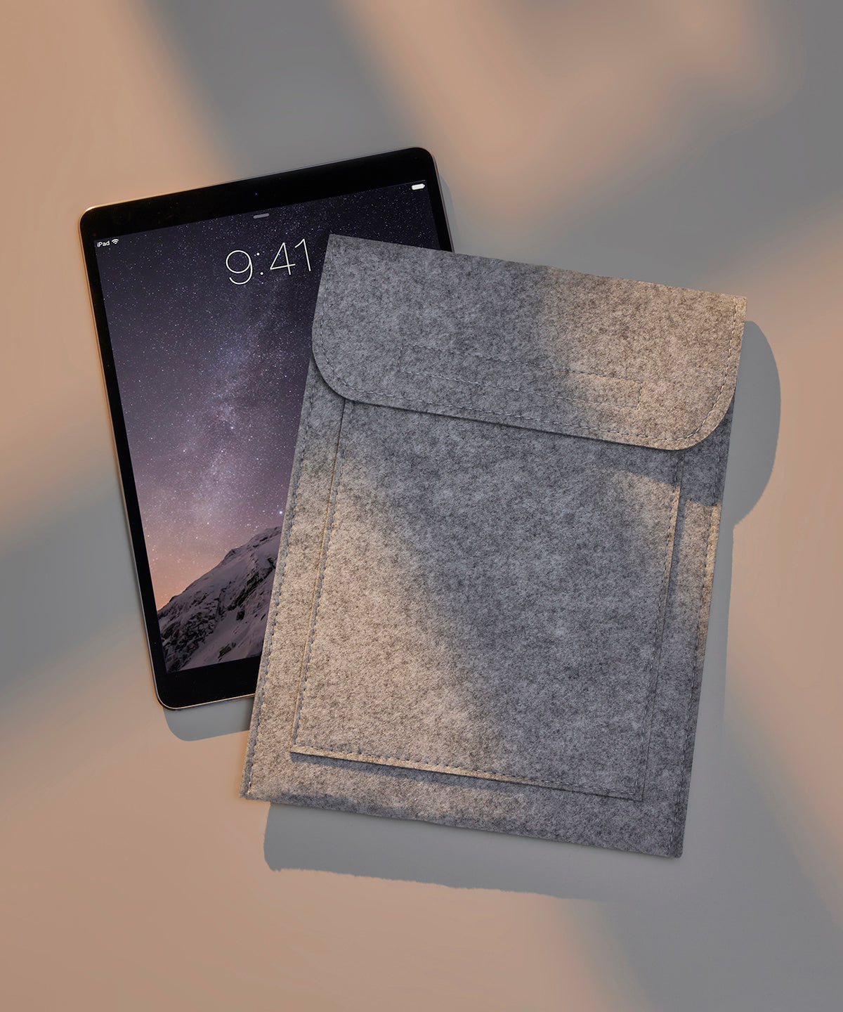 Bagbase Felt iPad slip, lifestyle photo