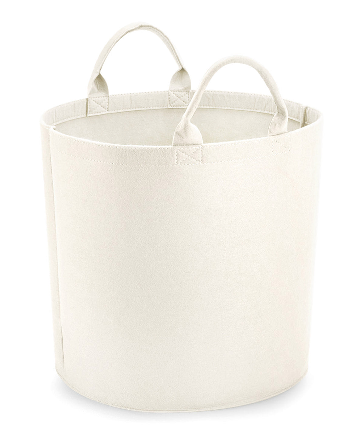Bagbase Felt trug in Soft White, front view
