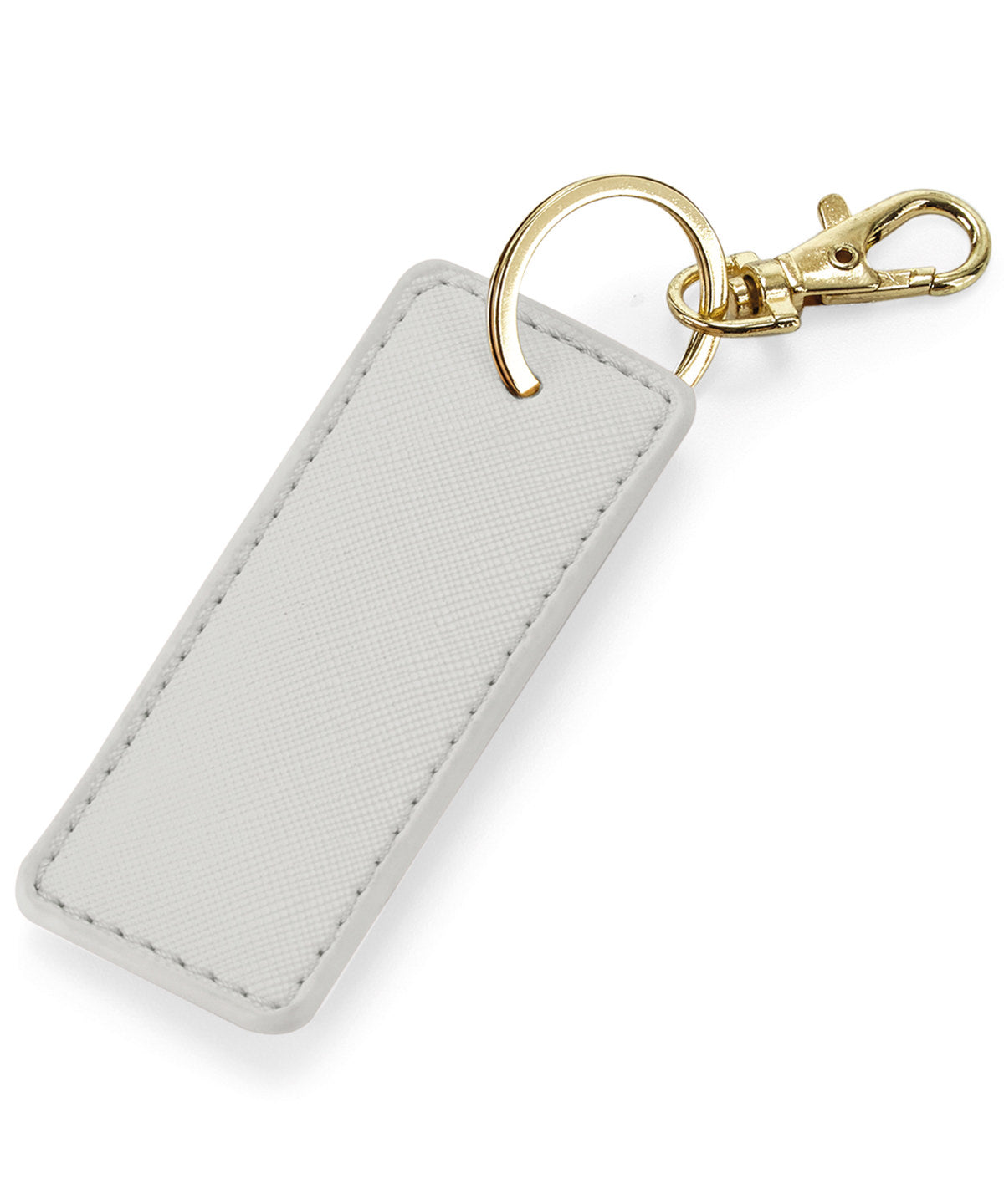 Bagbase Boutique keyclip in Soft Grey, front view