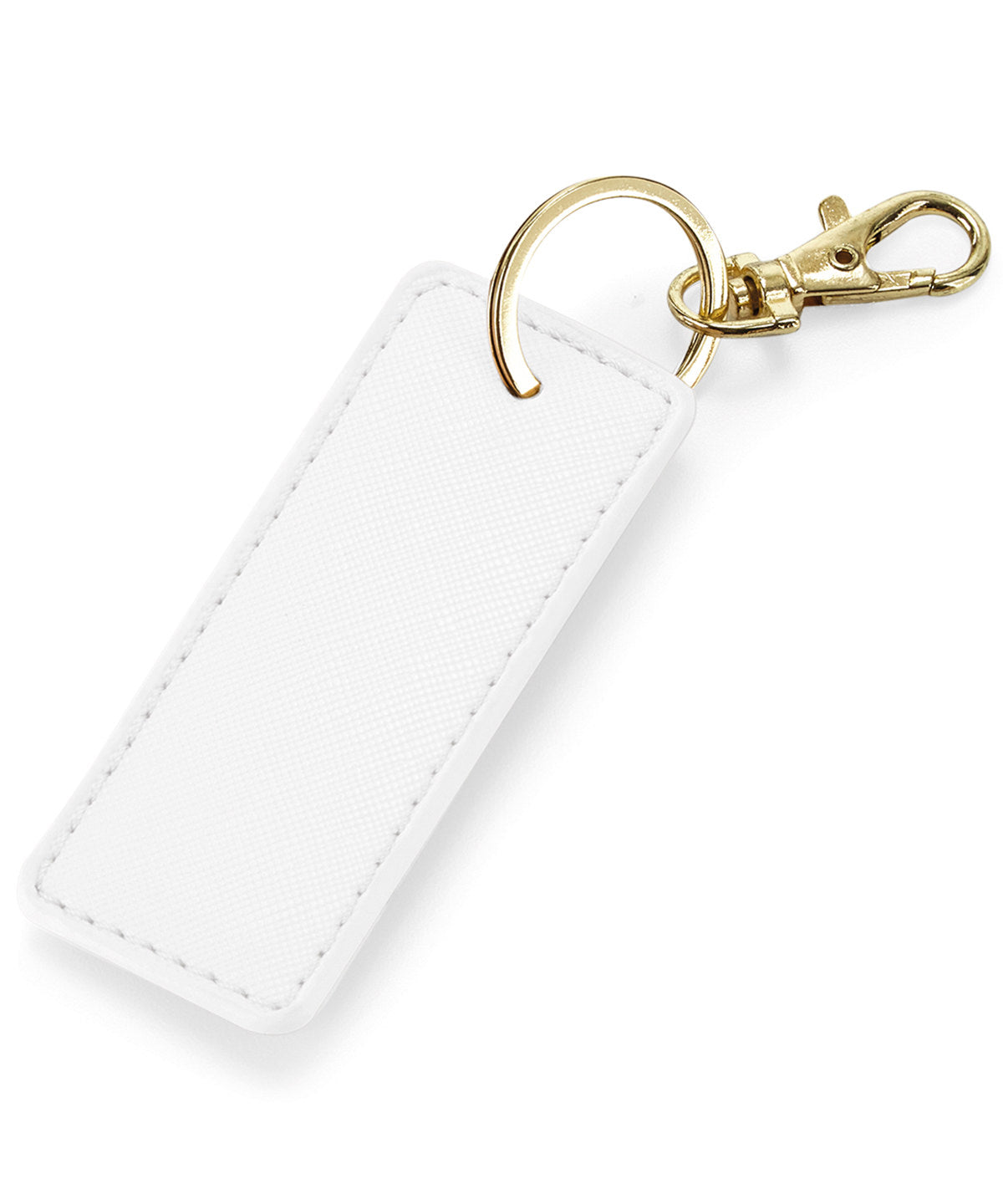 Bagbase Boutique keyclip in Soft White, front view