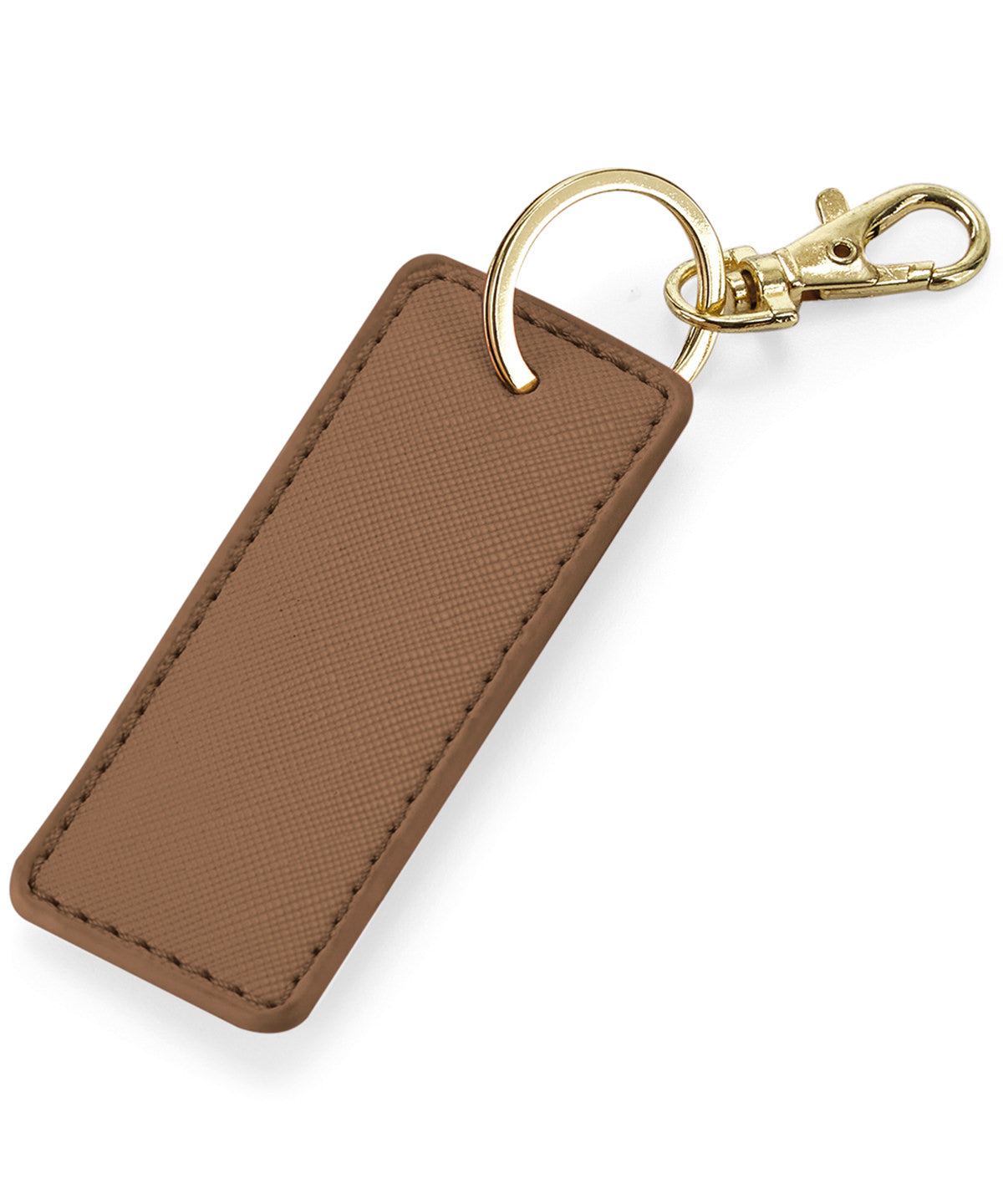 Bagbase Boutique keyclip in Tan, front view