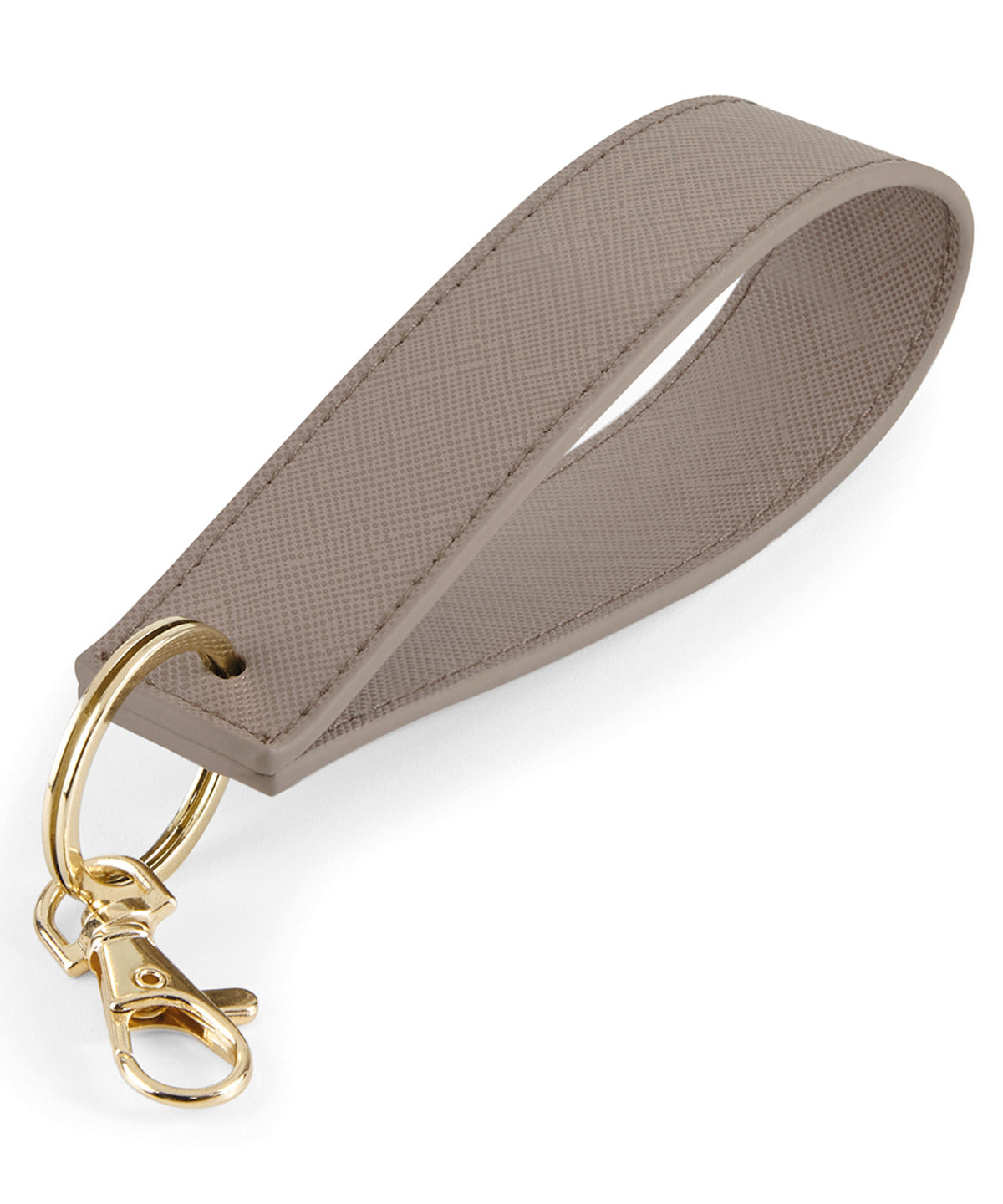 Bagbase Boutique wristlet keyring in Taupe, front view