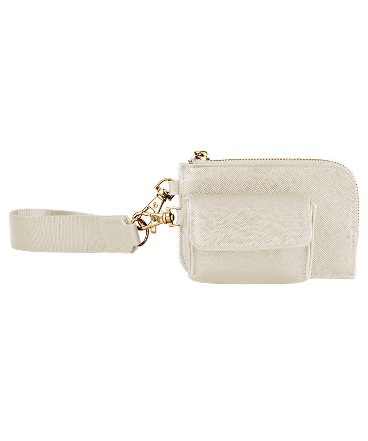 Bagbase Boutique pouch wristlet in Oyster, front view
