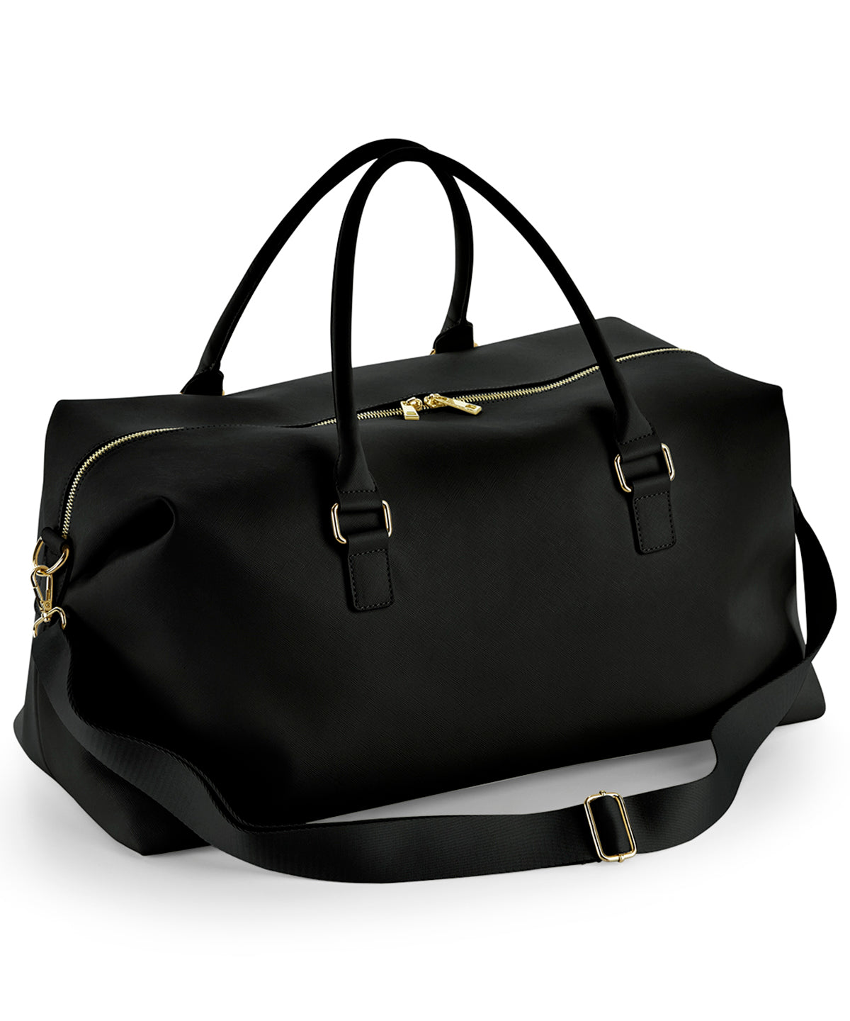 Bagbase Boutique weekender in Black, front view