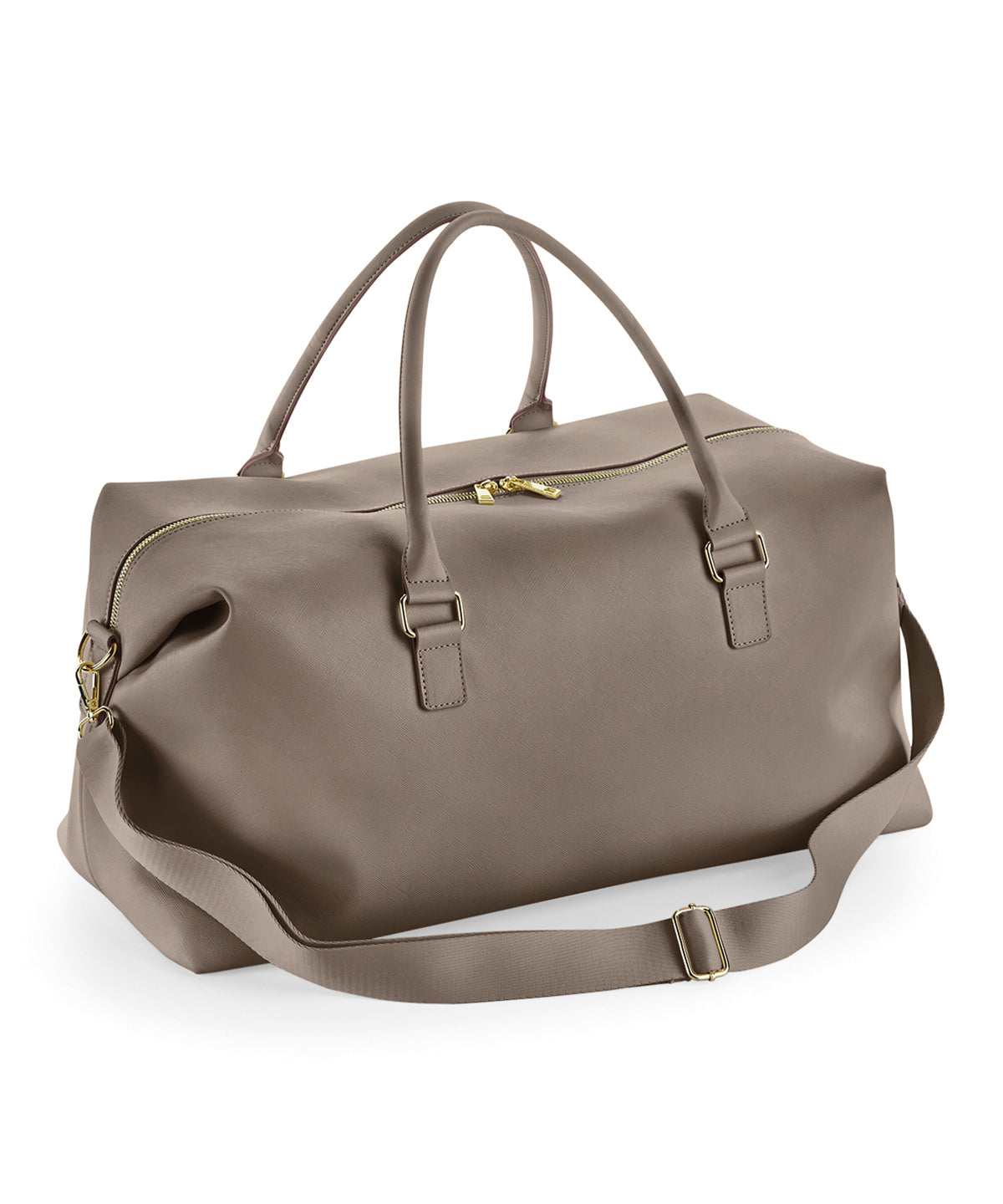 Bagbase Boutique weekender in Taupe, front view