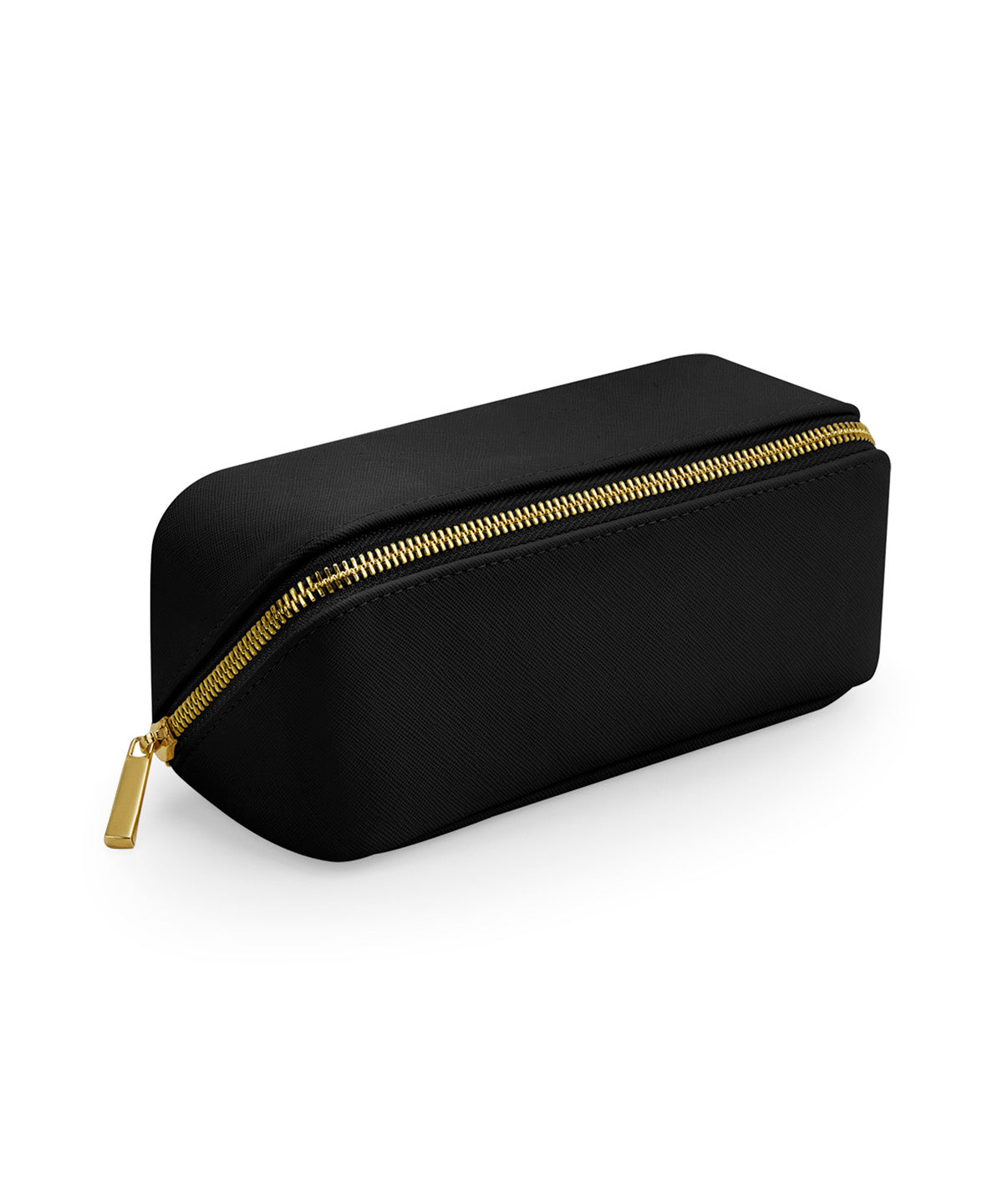 Bagbase Boutique open flat mini accessory case in Black, front view