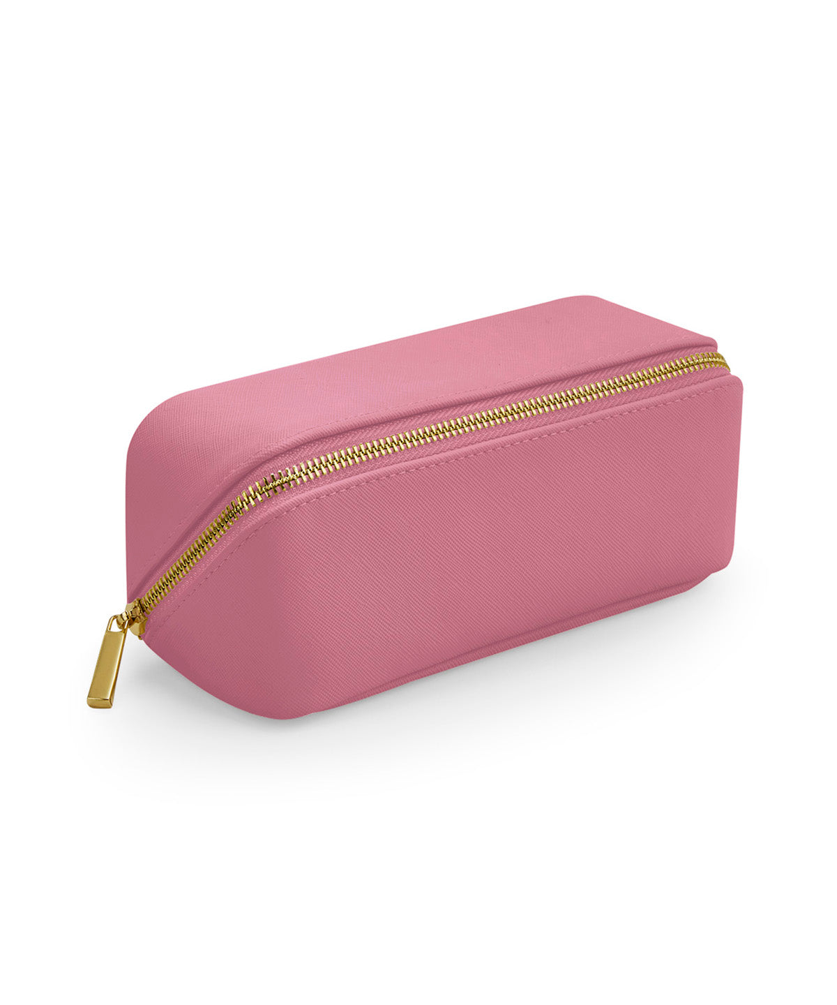 Bagbase Boutique open flat mini accessory case in Dusky Pink, front view