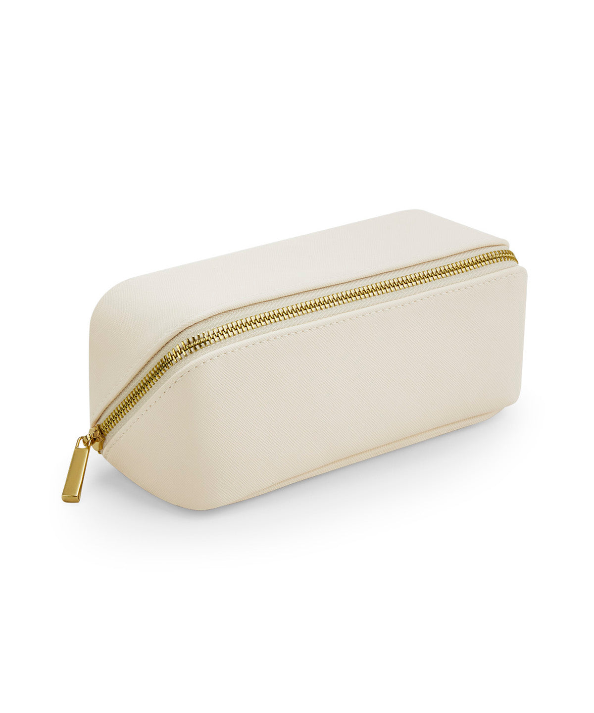 Bagbase Boutique open flat mini accessory case in Oyster, front view