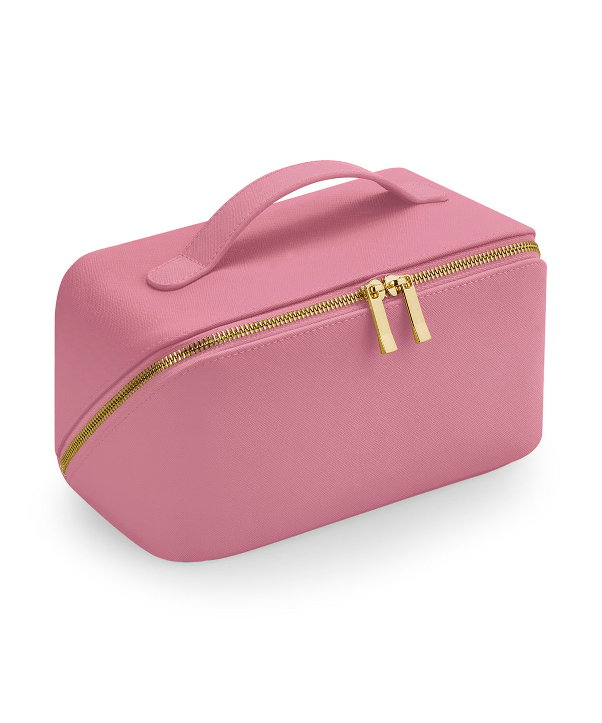 Bagbase Boutique open flat accessory case in Dusky Pink, front view