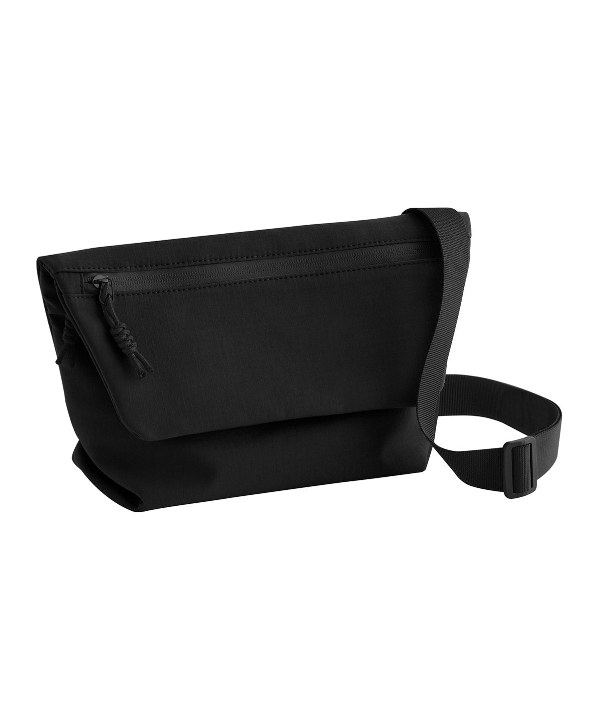 Bagbase Minimal lifestyle mini messenger in Black, front view