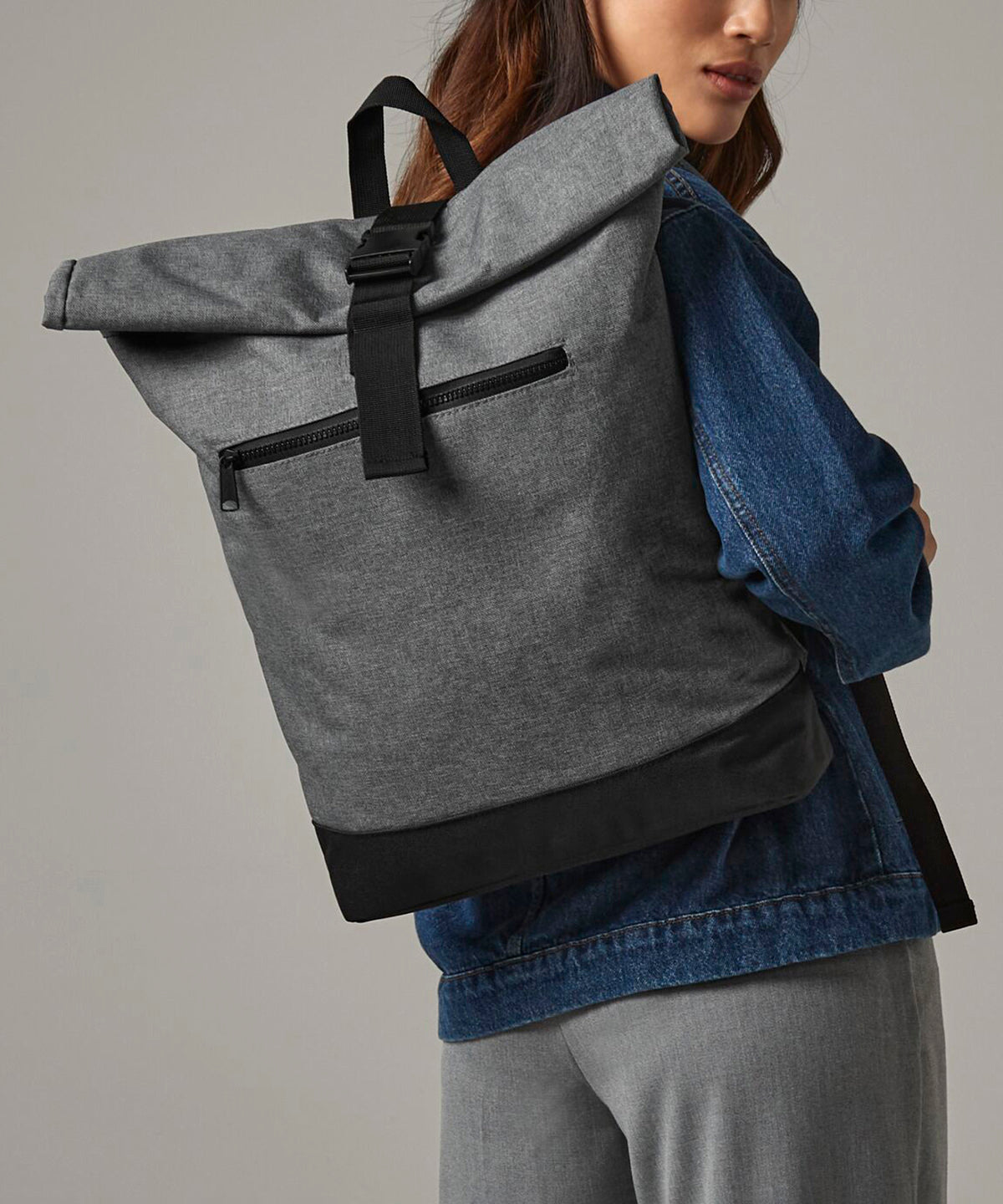 Bagbase Roll-top backpack, lifestyle photo
