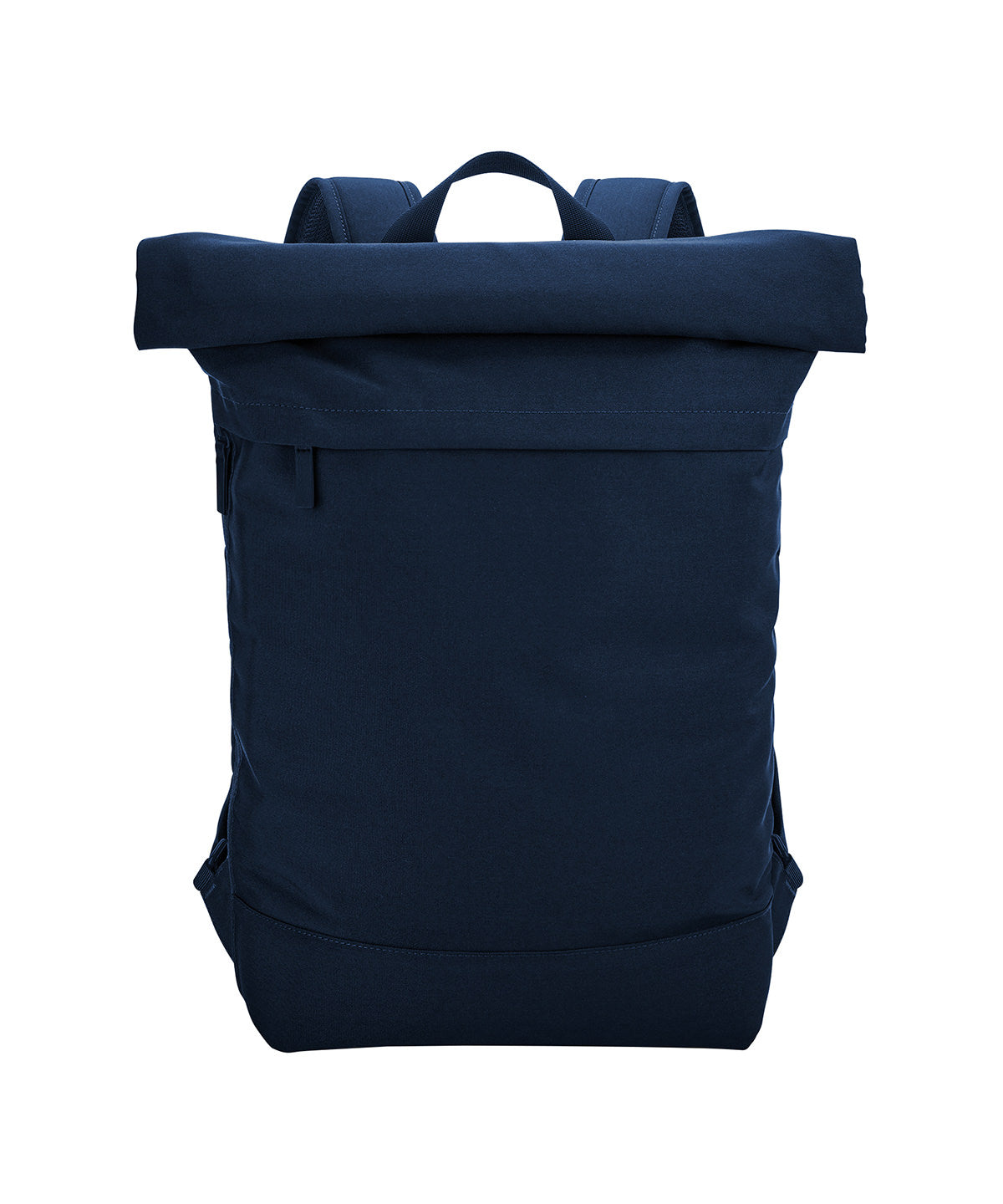Bagbase Simplicity roll-top backpack in French Navy, front view