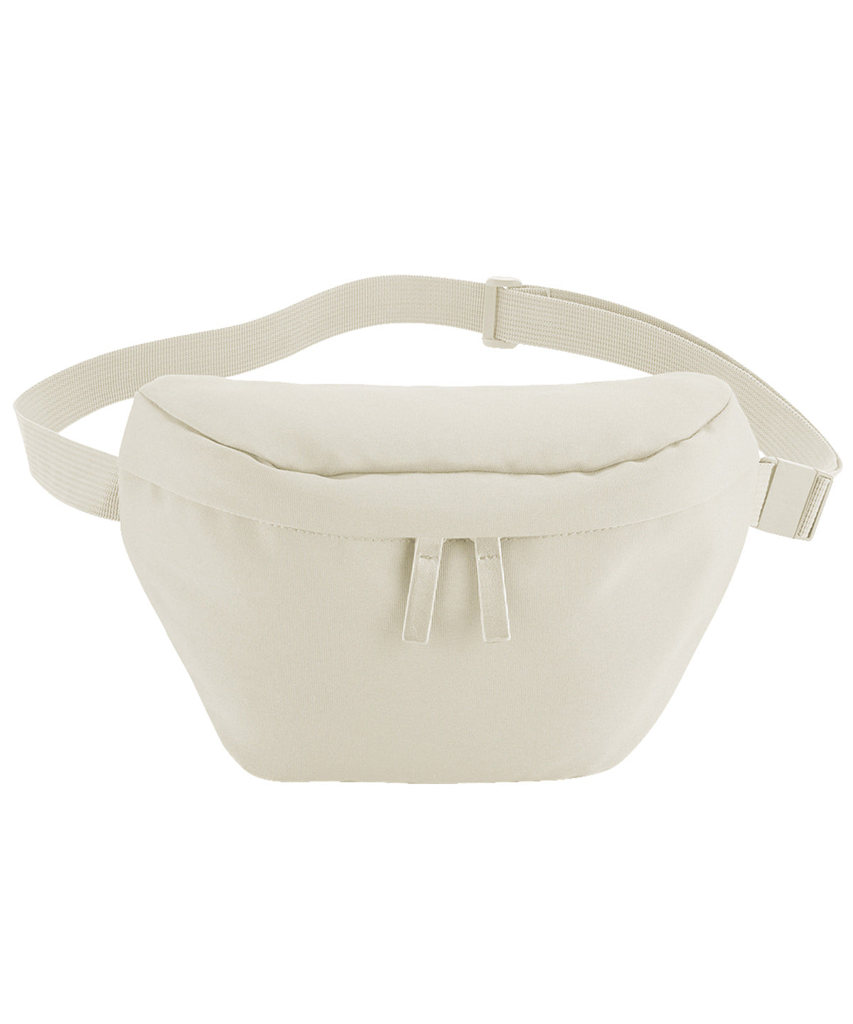 Bagbase Simplicity waistpack in Beige, front view