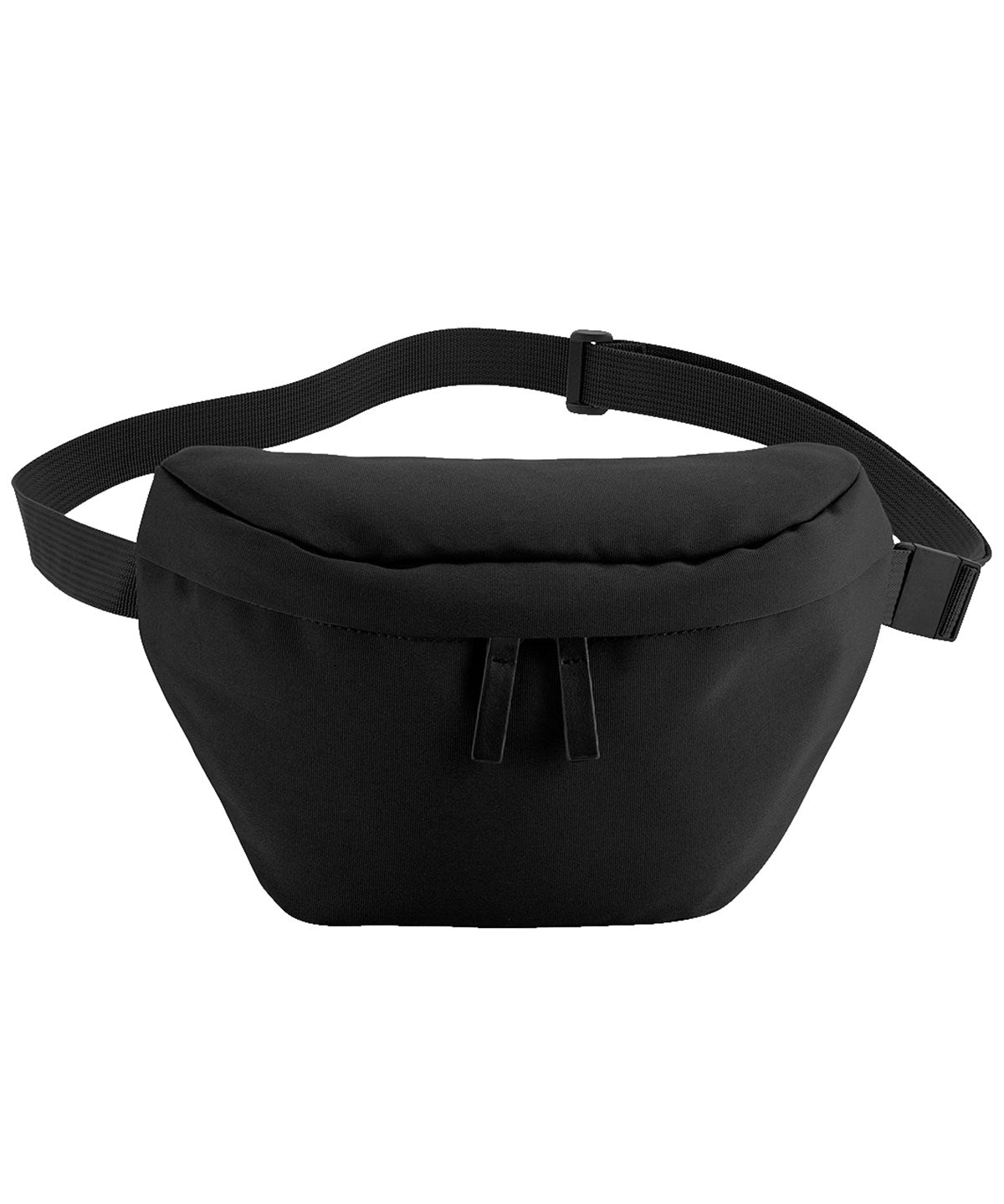Bagbase Simplicity waistpack in Black, front view