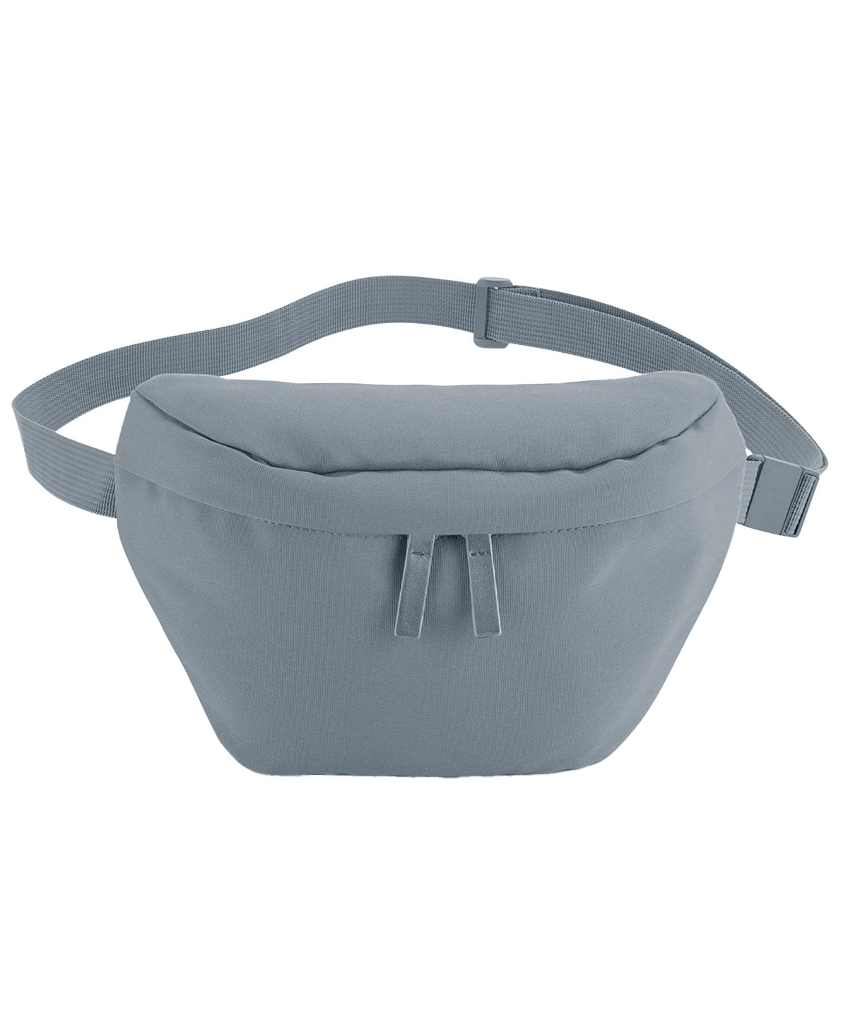 Bagbase Simplicity waistpack in Blue Grey, front view