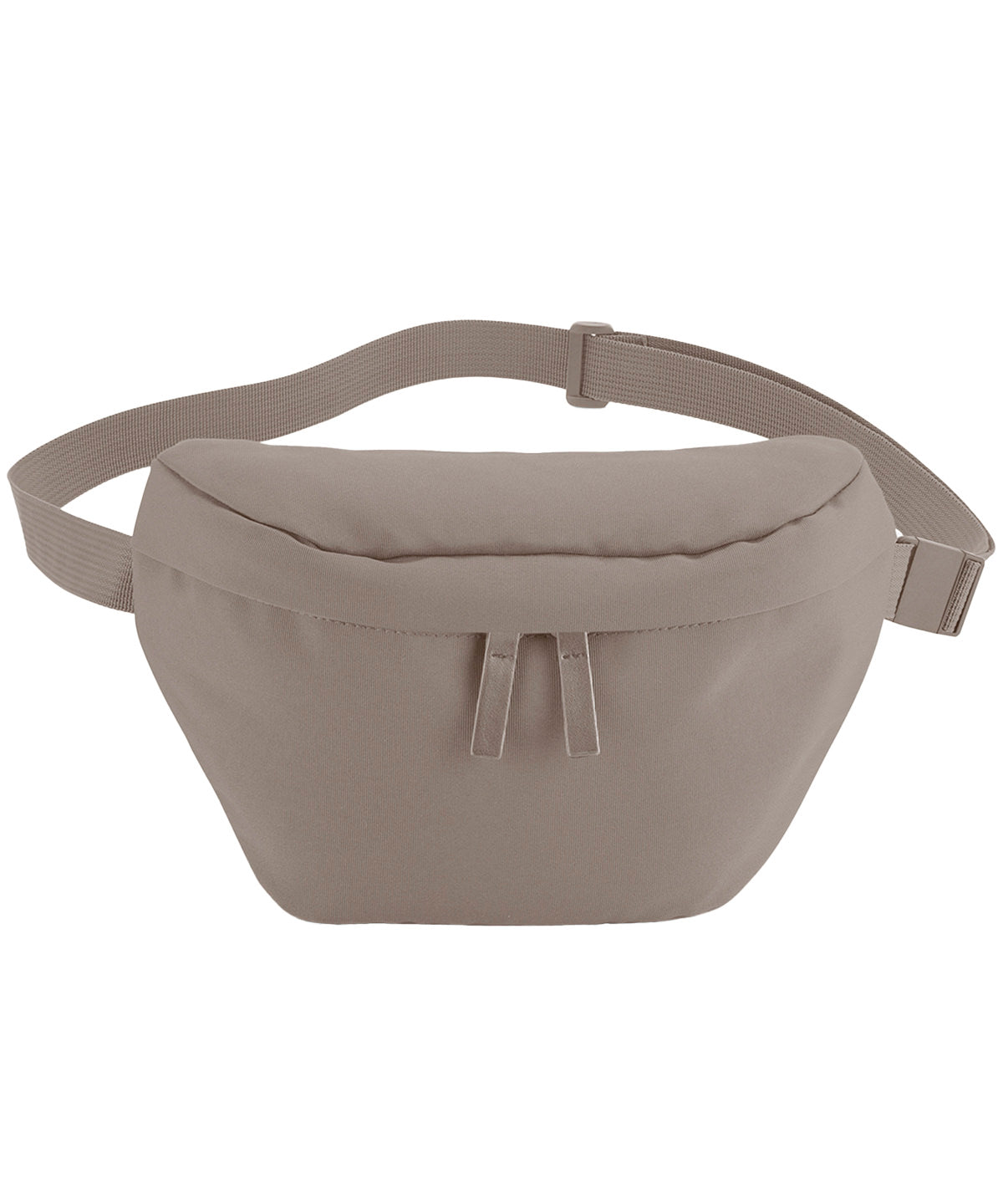 Bagbase Simplicity waistpack in Mushroom, front view
