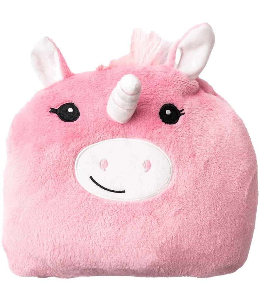 Brand Lab Kids Character Cushion Hooded Blanket in Pink Unicorn