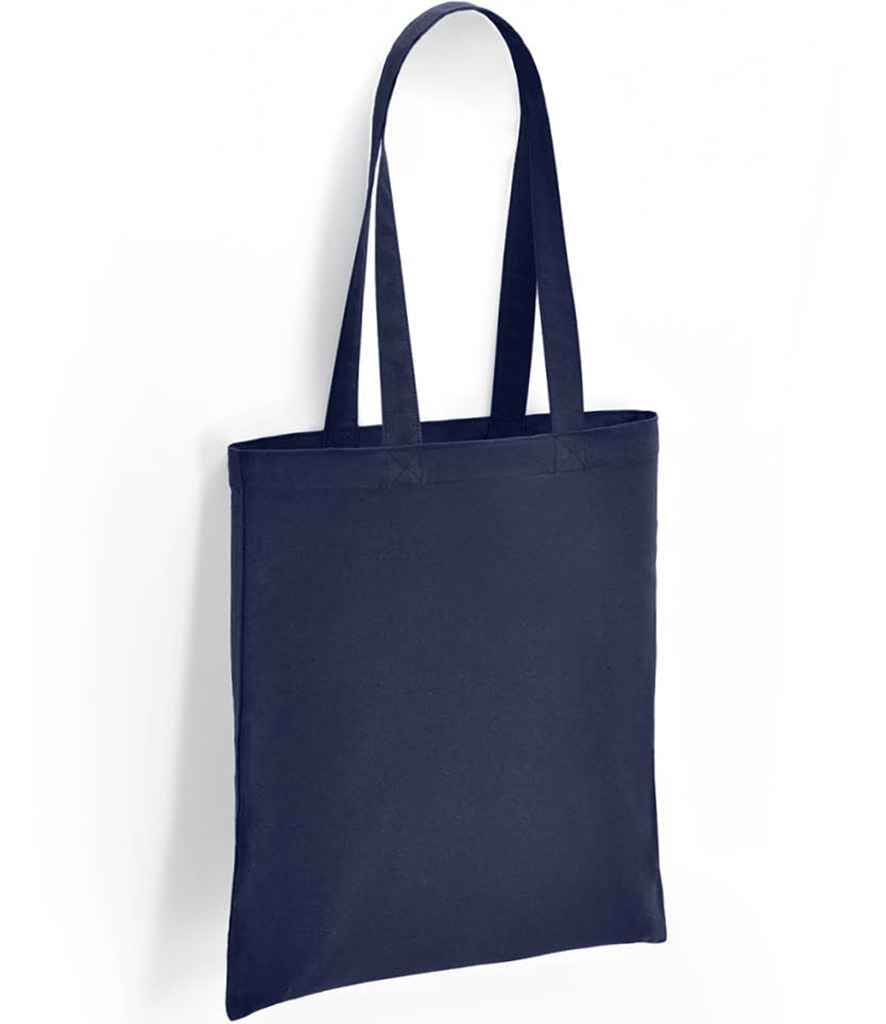 Brand Lab Cotton Long Handle Shopper in Navy, front view