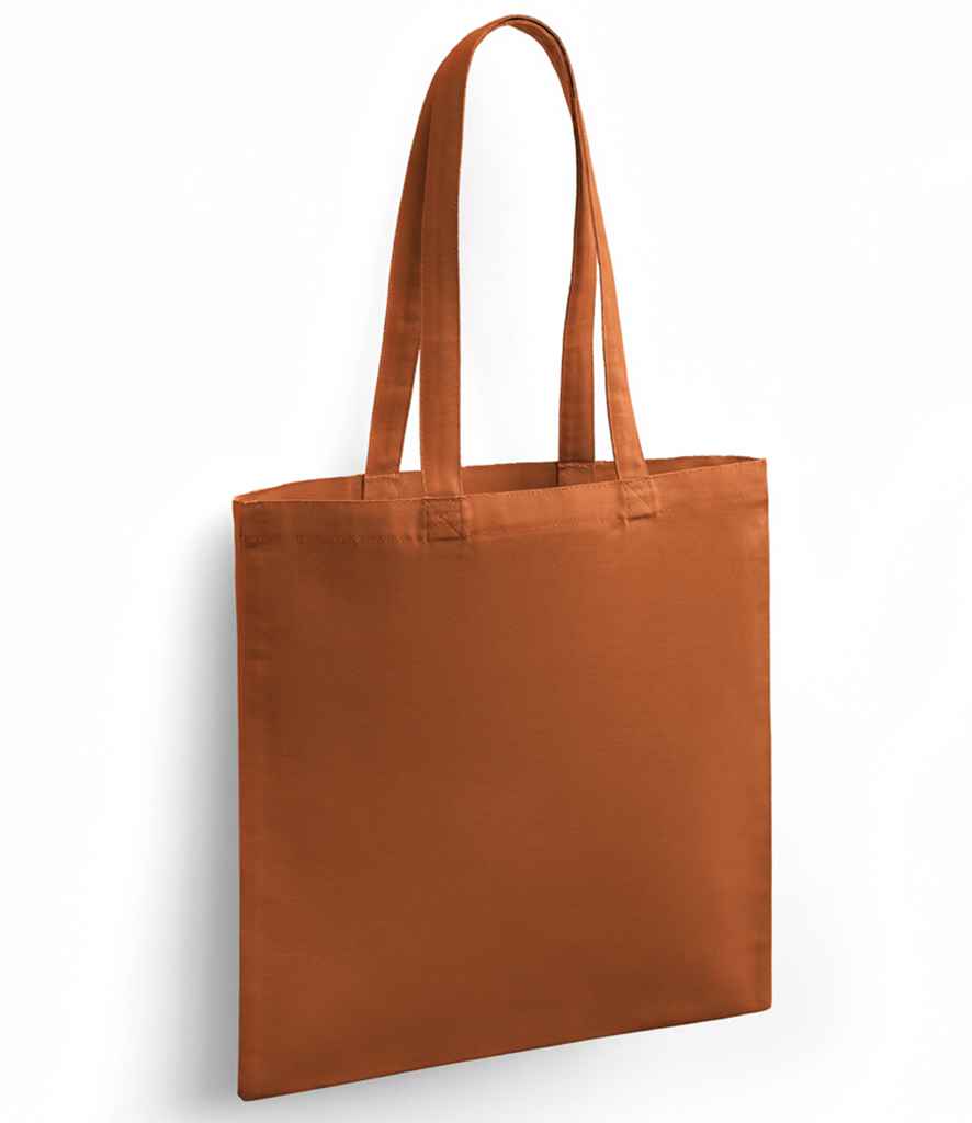 Brand Lab Organic Cotton Long Handle Shopper in Ginger, front view