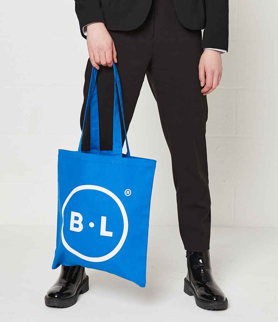 Brand Lab Organic Cotton Long Handle Shopper in Royal Blue
