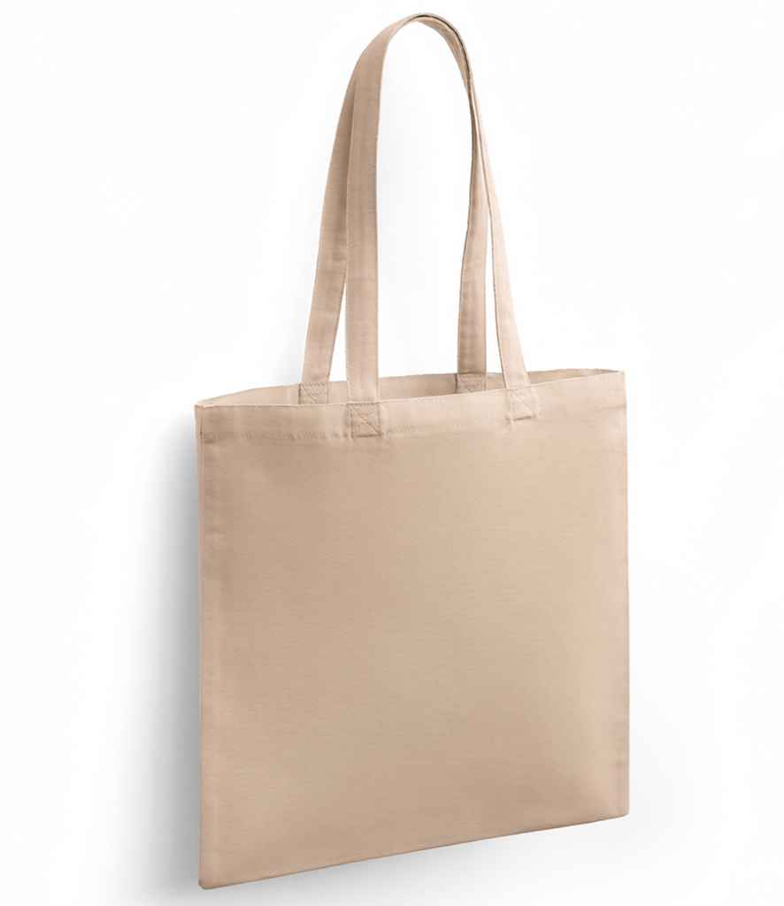 Brand Lab Organic Cotton Long Handle Shopper in Sand, front view