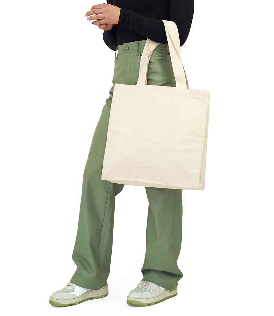 Brand Lab Everyday Square Canvas Tote Bag in Natural