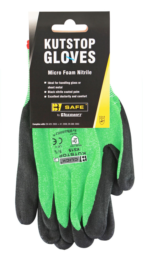 Click KUTSTOP MICRO FOAM NITRILE GLOVE, main product image