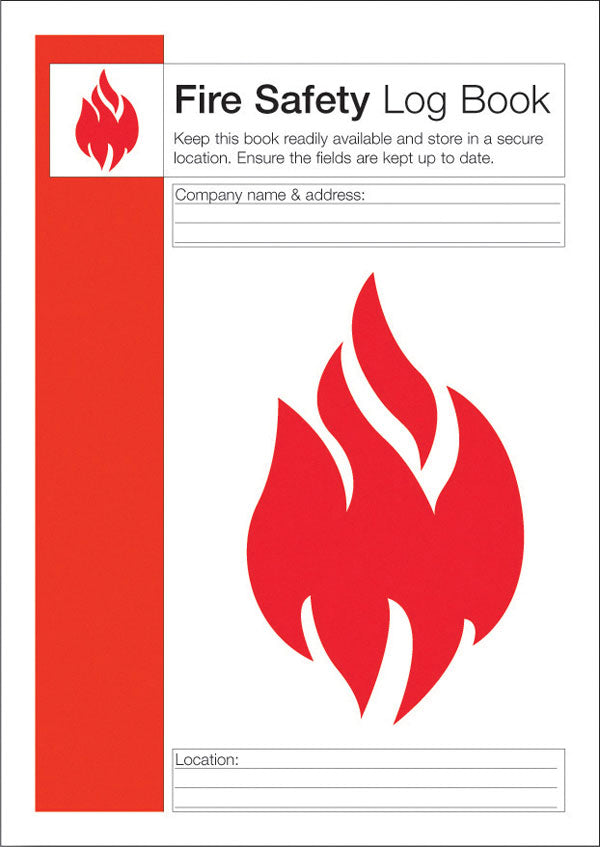 Click Medical Fire Safety Log Book, main product image