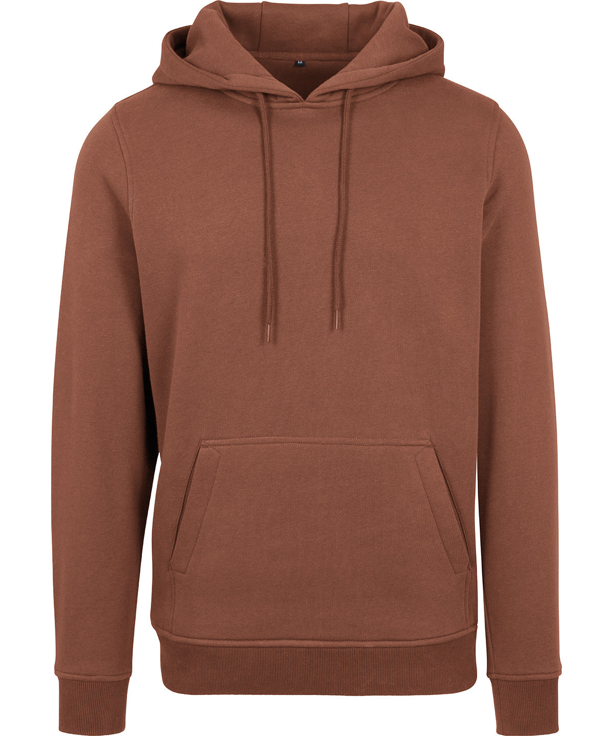 Build Your Brand Heavy hoodie in Bark†, front view