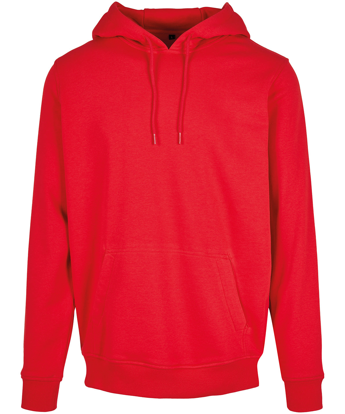 Build Your Brand Heavy hoodie in City Red†, front view