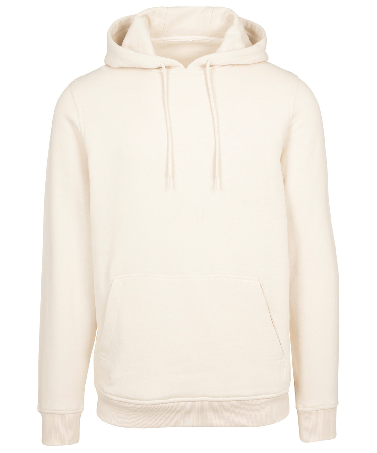 Build Your Brand Heavy hoodie in Sand, front view