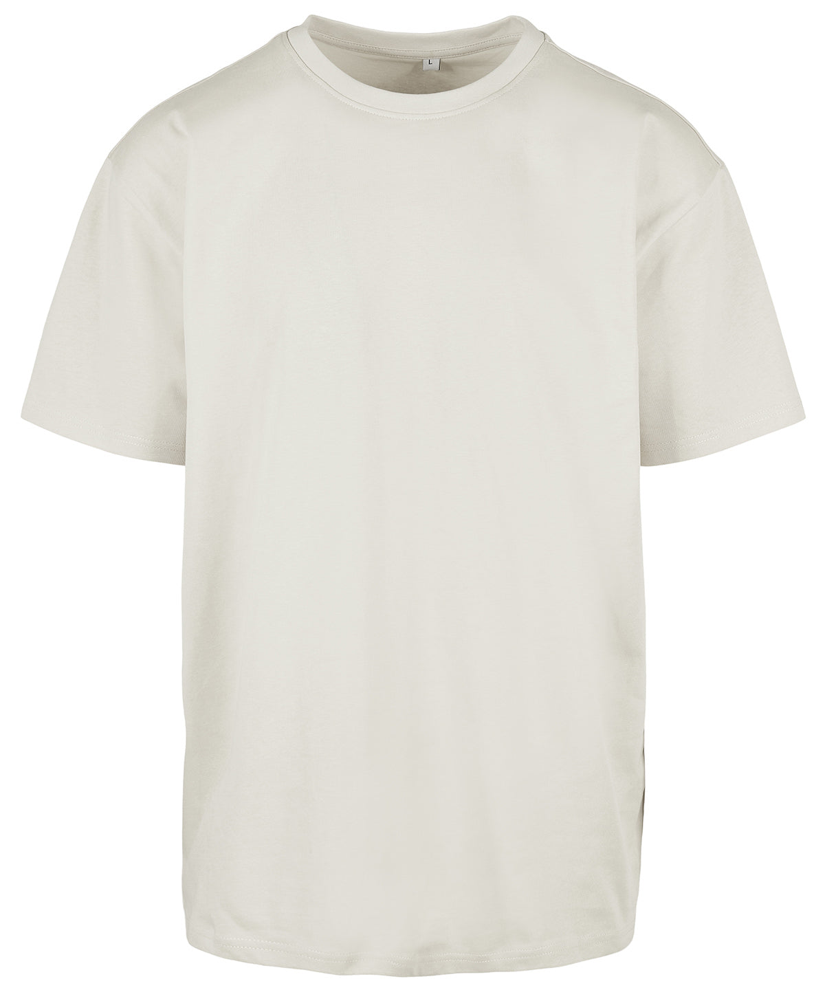 Build Your Brand Heavy oversized tee in Readyto Dye, front view