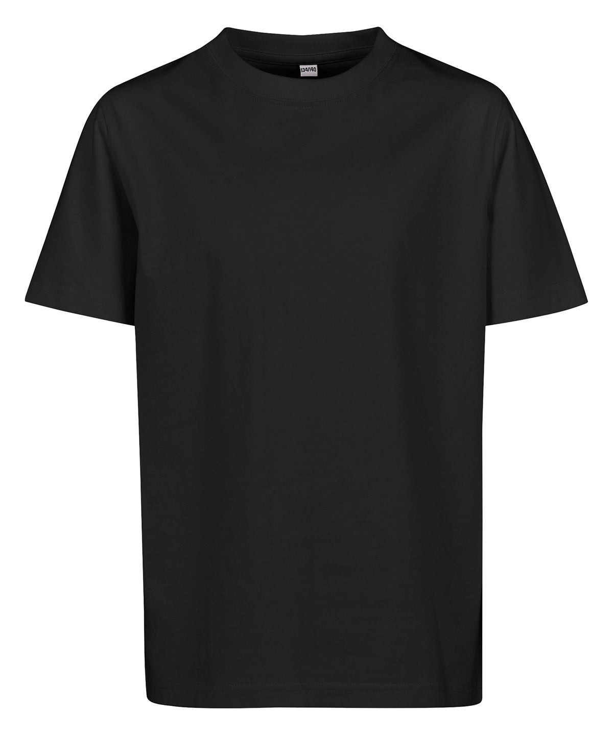 Build Your Brand Kids basic tee, lifestyle photo