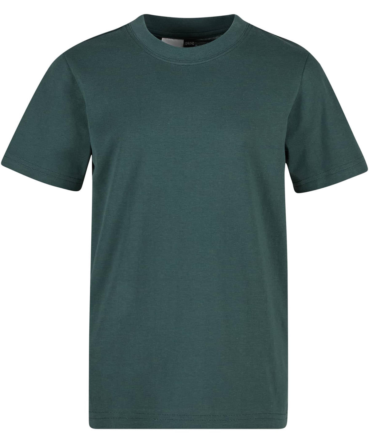 Build Your Brand Kids basic tee 2.0 in Bottle Green, front view