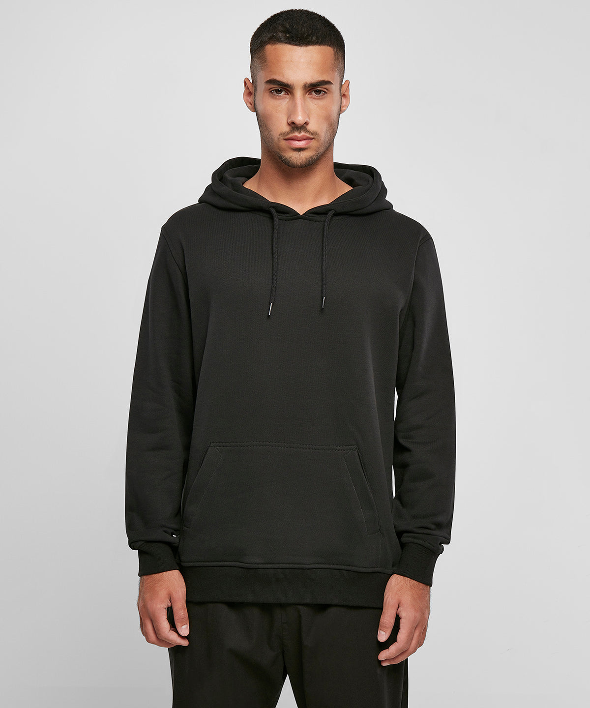 Build Your Brand Ultra-heavy regular hoodie, lifestyle photo
