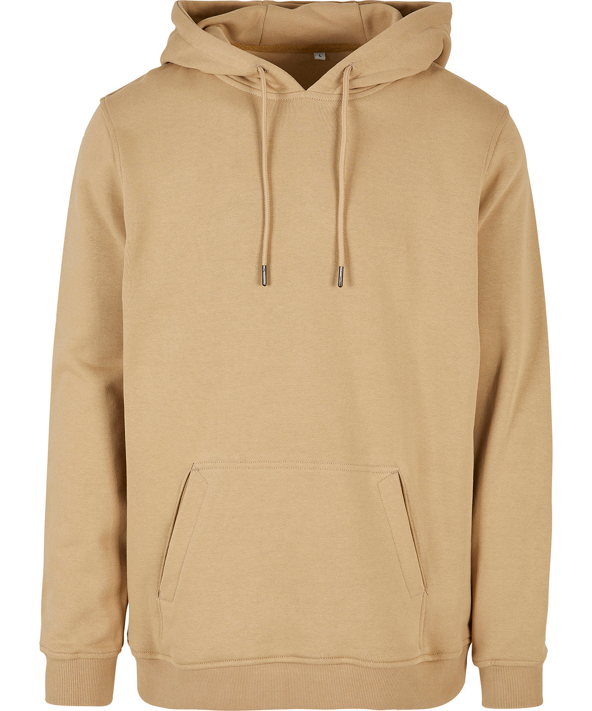 Build Your Brand Ultra-heavy regular hoodie in Union Beige, front view