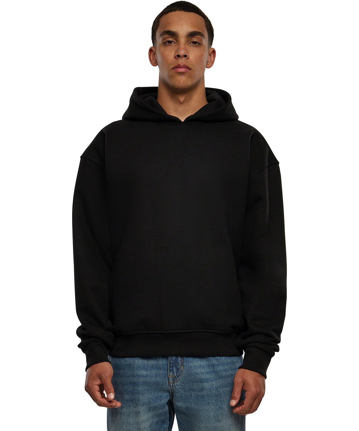 Build Your Brand Ultra-heavy oversized hoodie, lifestyle photo