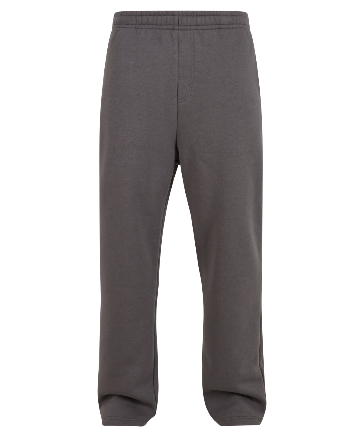 Build Your Brand Fluffy trackpants in Magnet, front view
