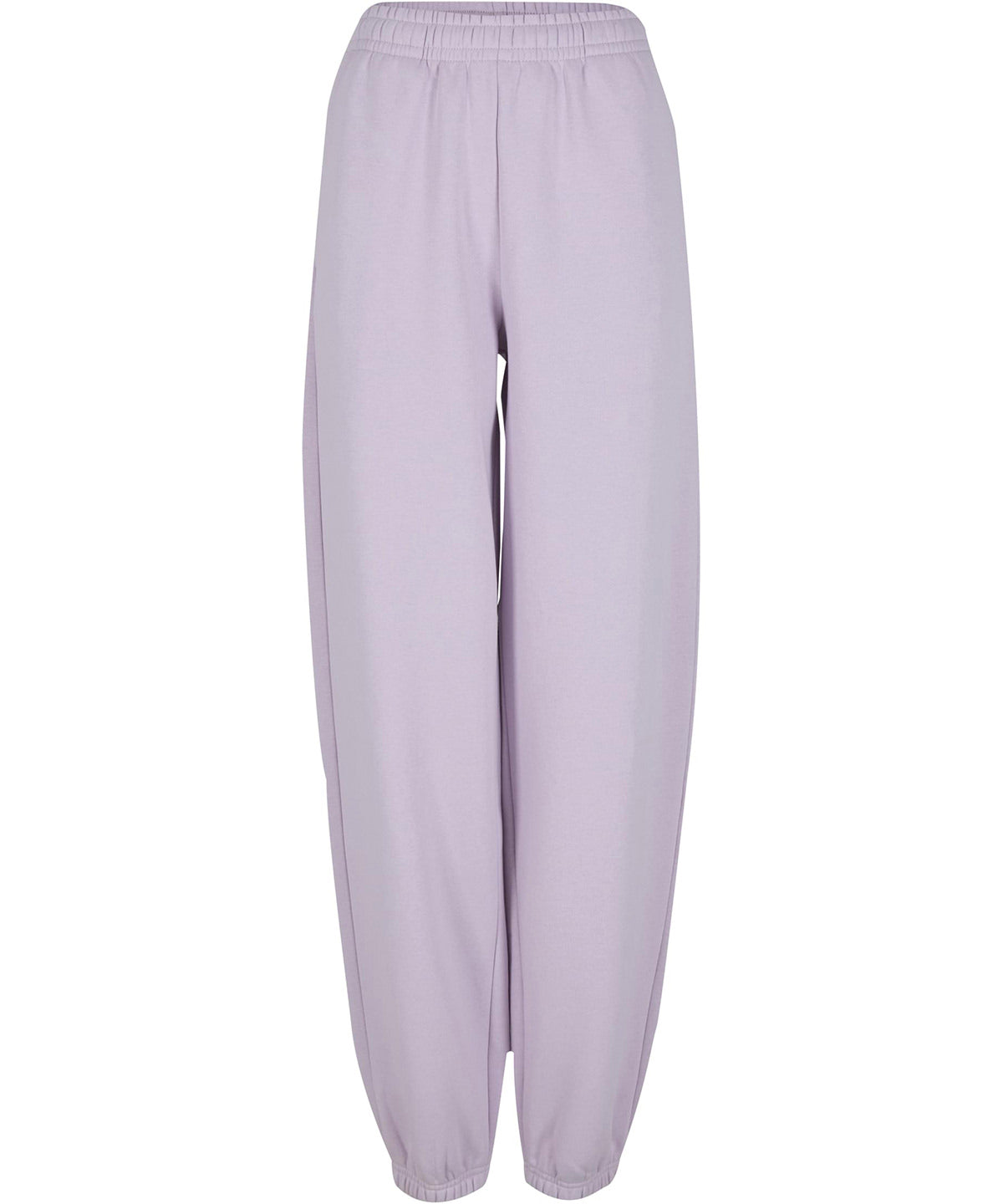 Build Your Brand Women’s fluffy sweatpants in Lilac, front view