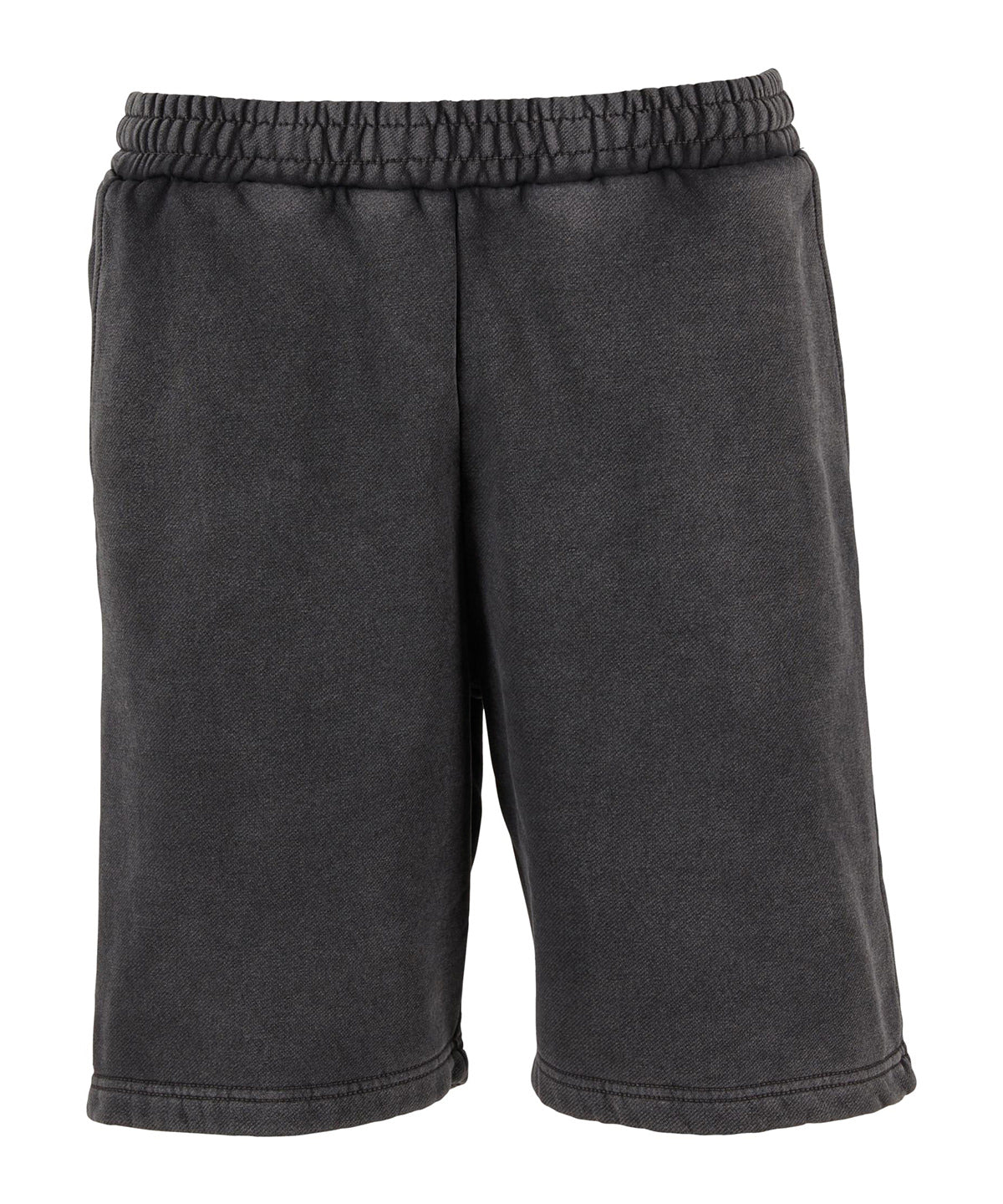 Build Your Brand Vintage heavy sweatshorts in Magnet, front view