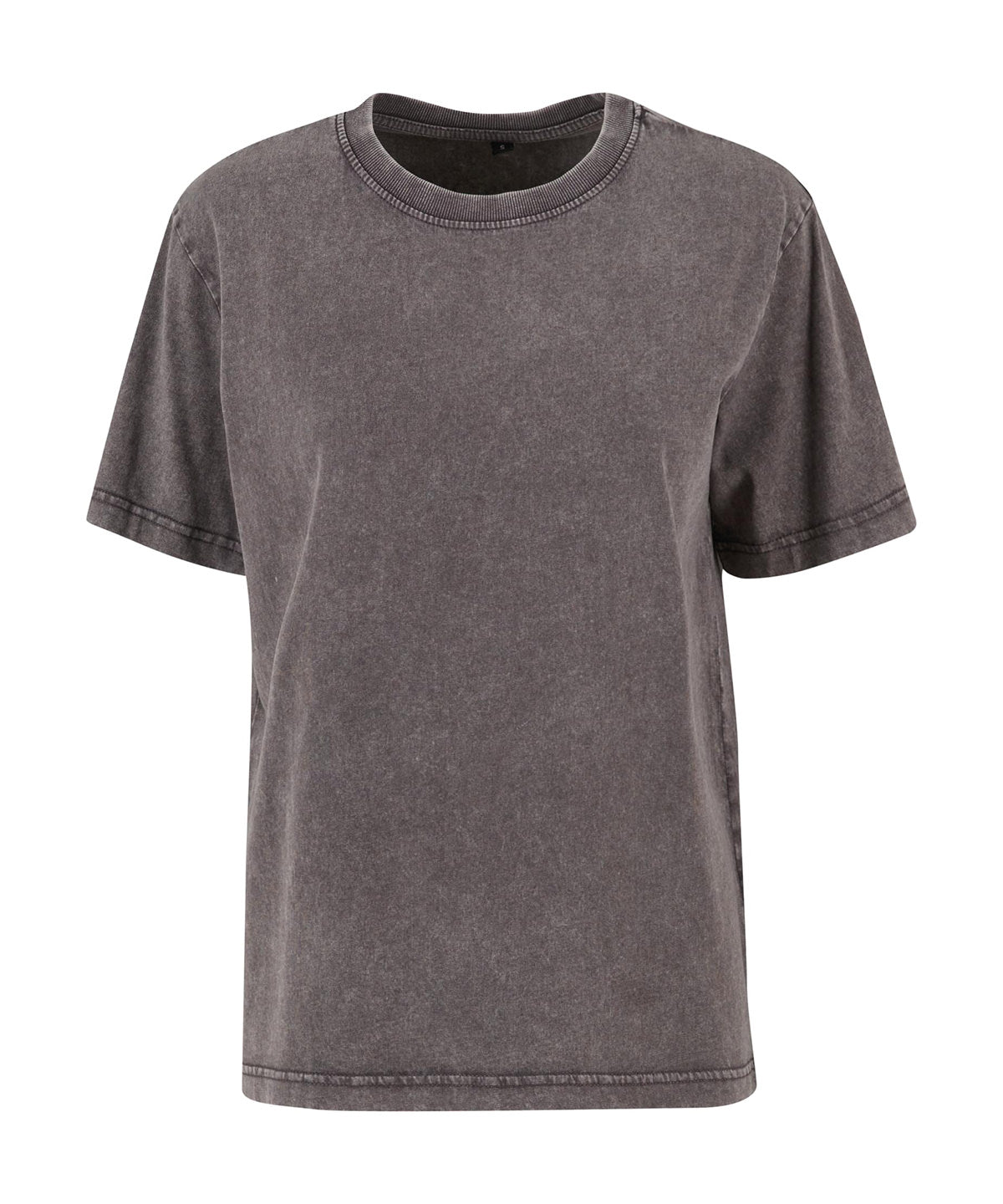 Build Your Brand Women’s vintage everyday tee in Magnet, front view