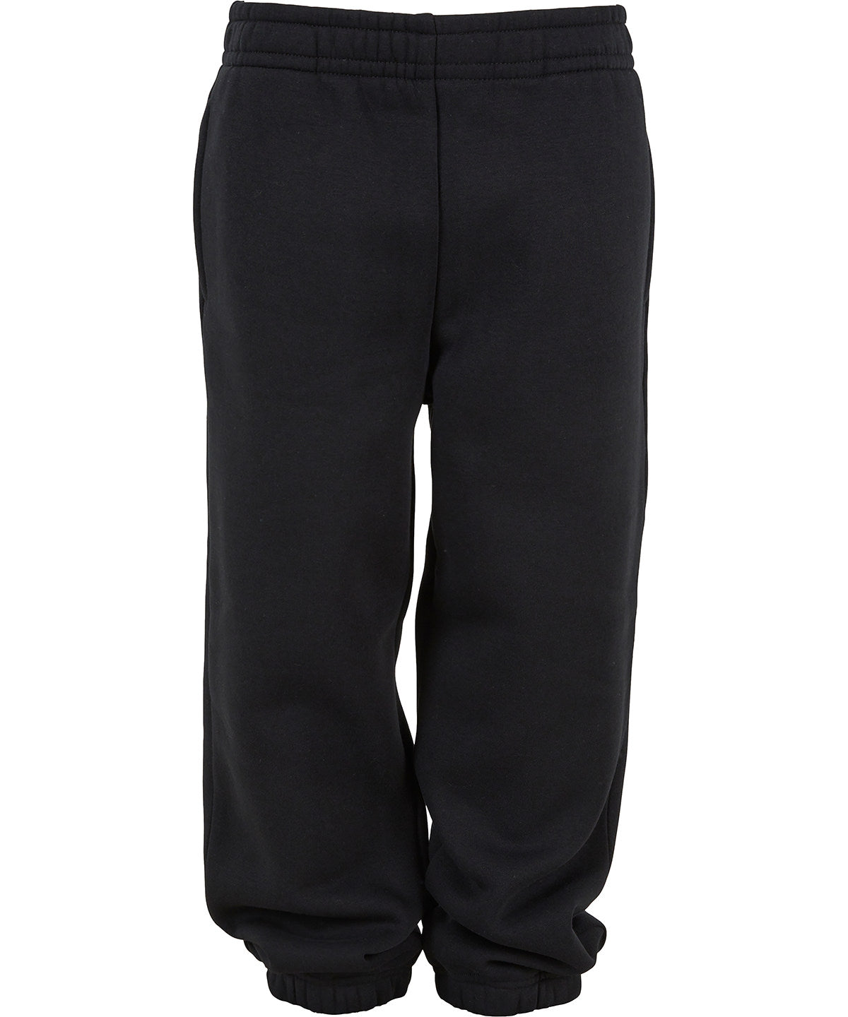 Build Your Brand Kids fluffy sweatpants, lifestyle photo