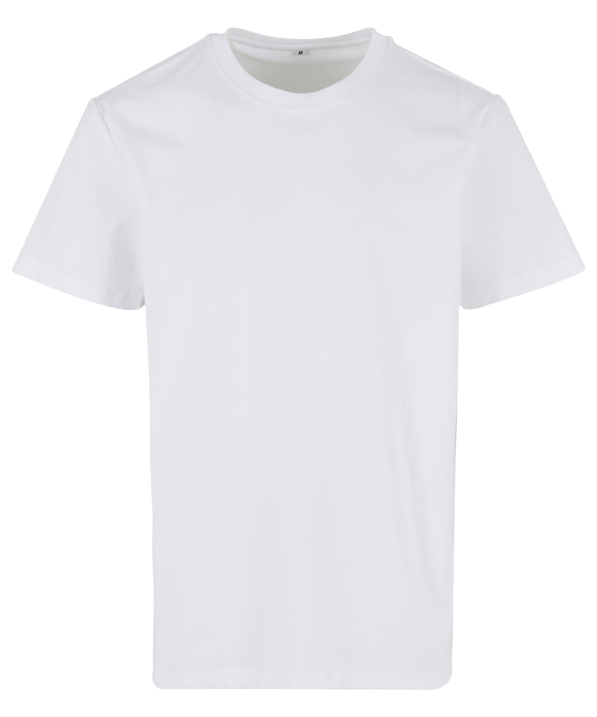 Build Your Brand Sorona regular tee in White, front view