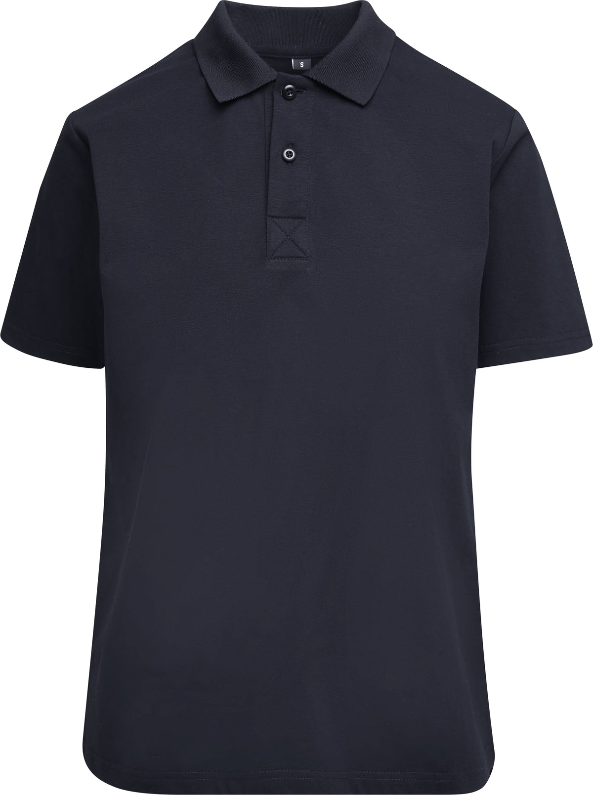 Build Your Brand Women’s Sorona polo tee in Navy, front view