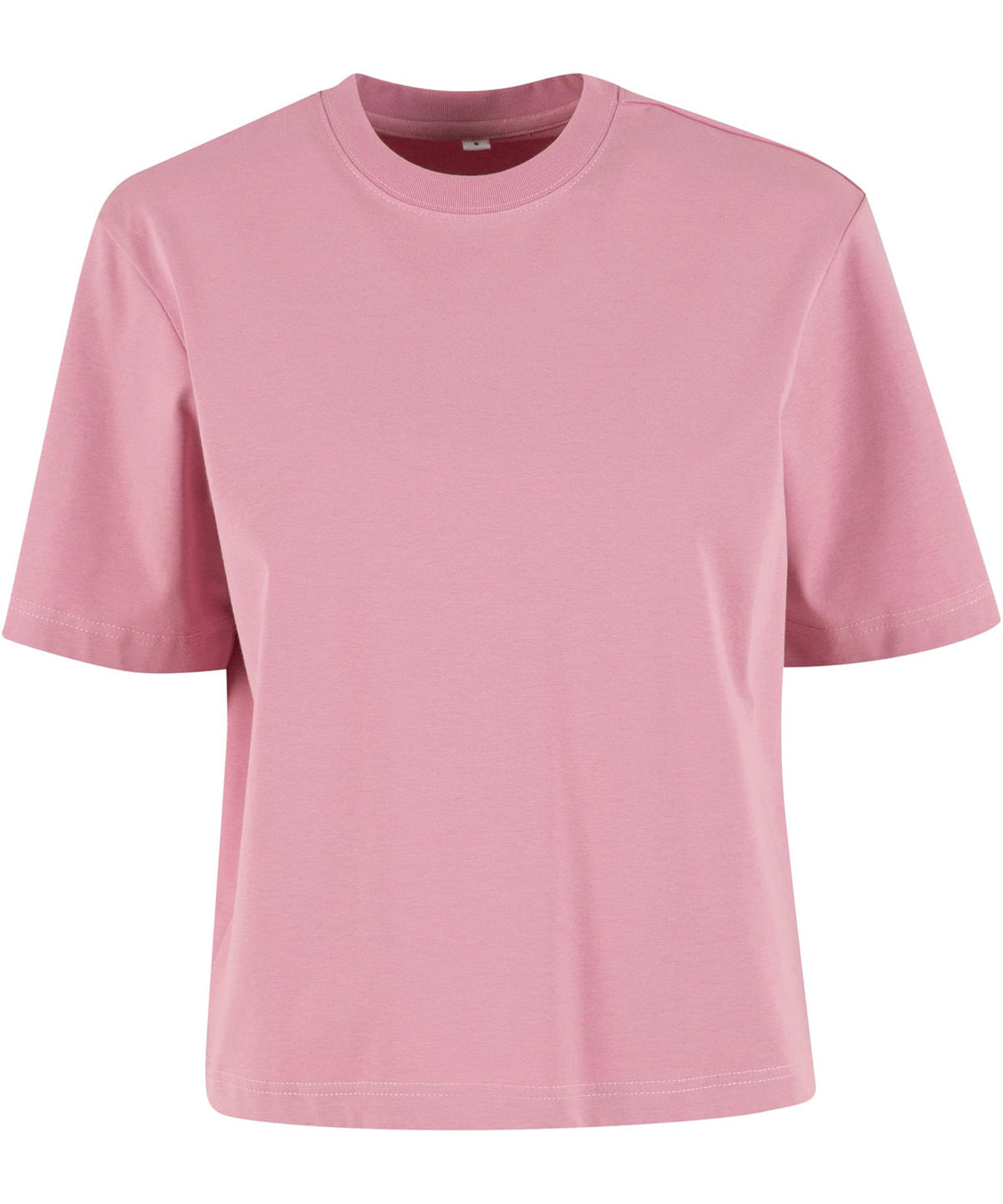Build Your Brand Women’s Sorona loose-fit tee in Dusty Pink, front view