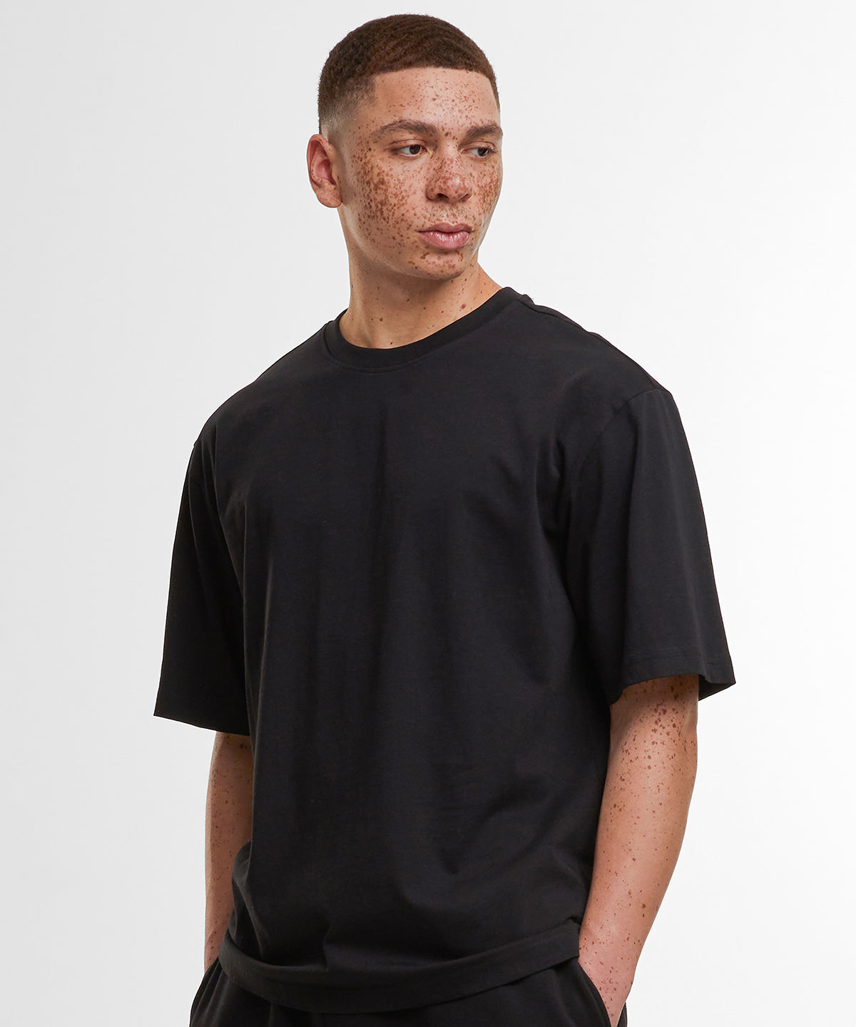 Build Your Brand Loose-fit tee, lifestyle photo