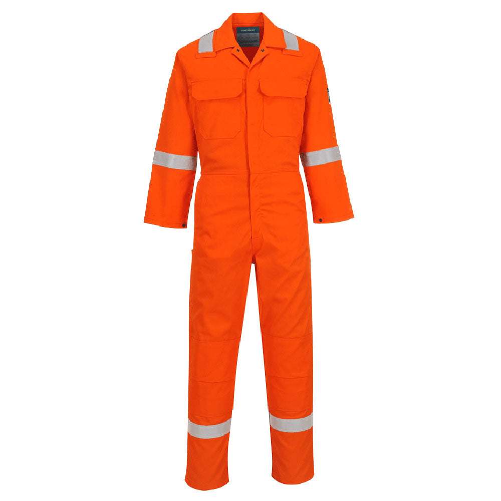 Portwest Bizweld Work FR Classic Coverall in Red, image 3