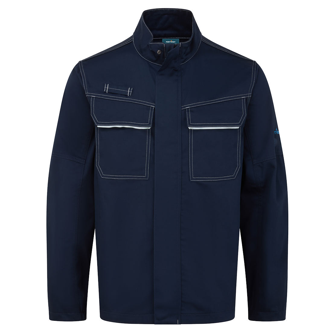 Portwest Bizweld Work FR Jacket in Navy, main product image